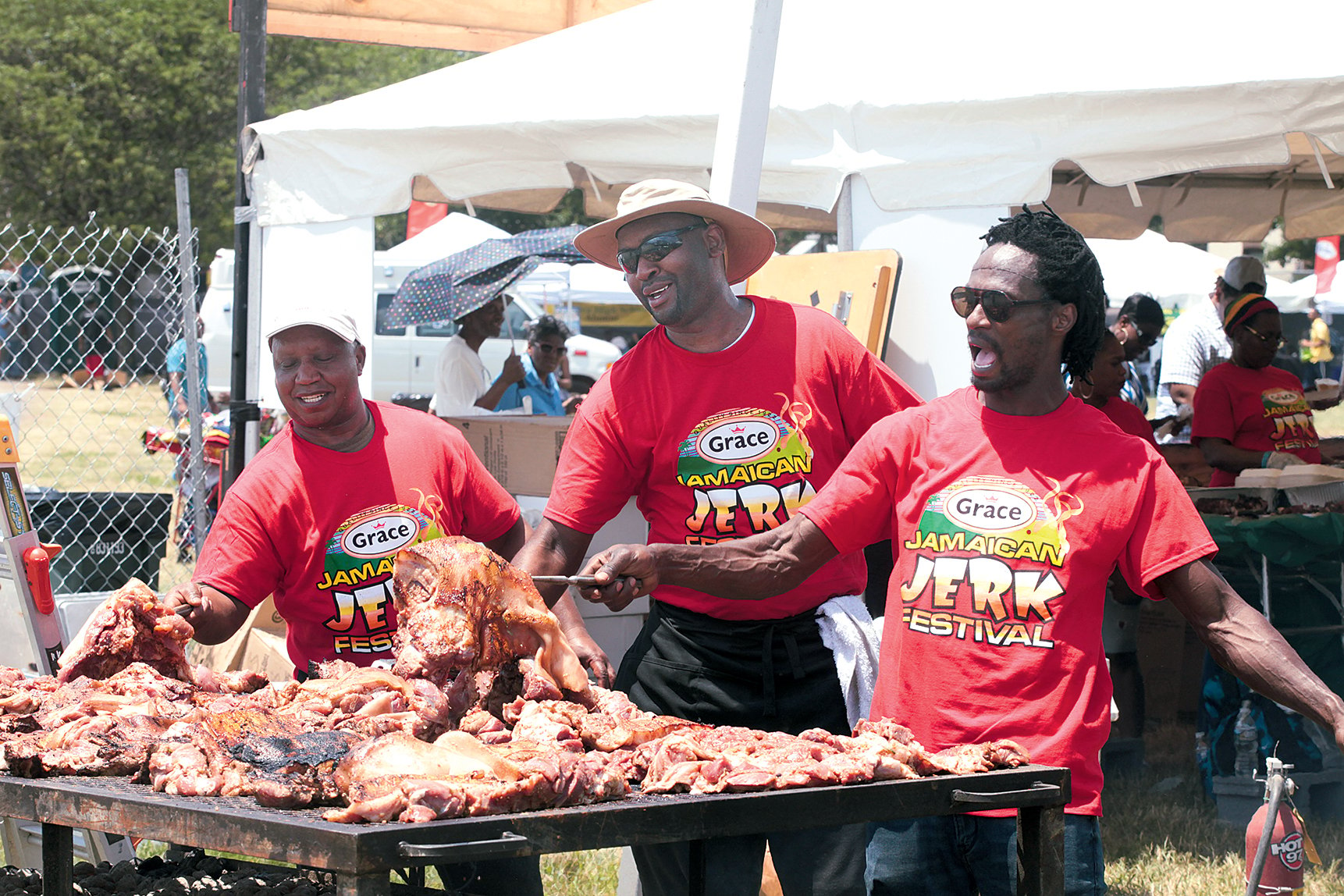 Photograph of Grace Jamaican Jerk Festival by Ajamu.