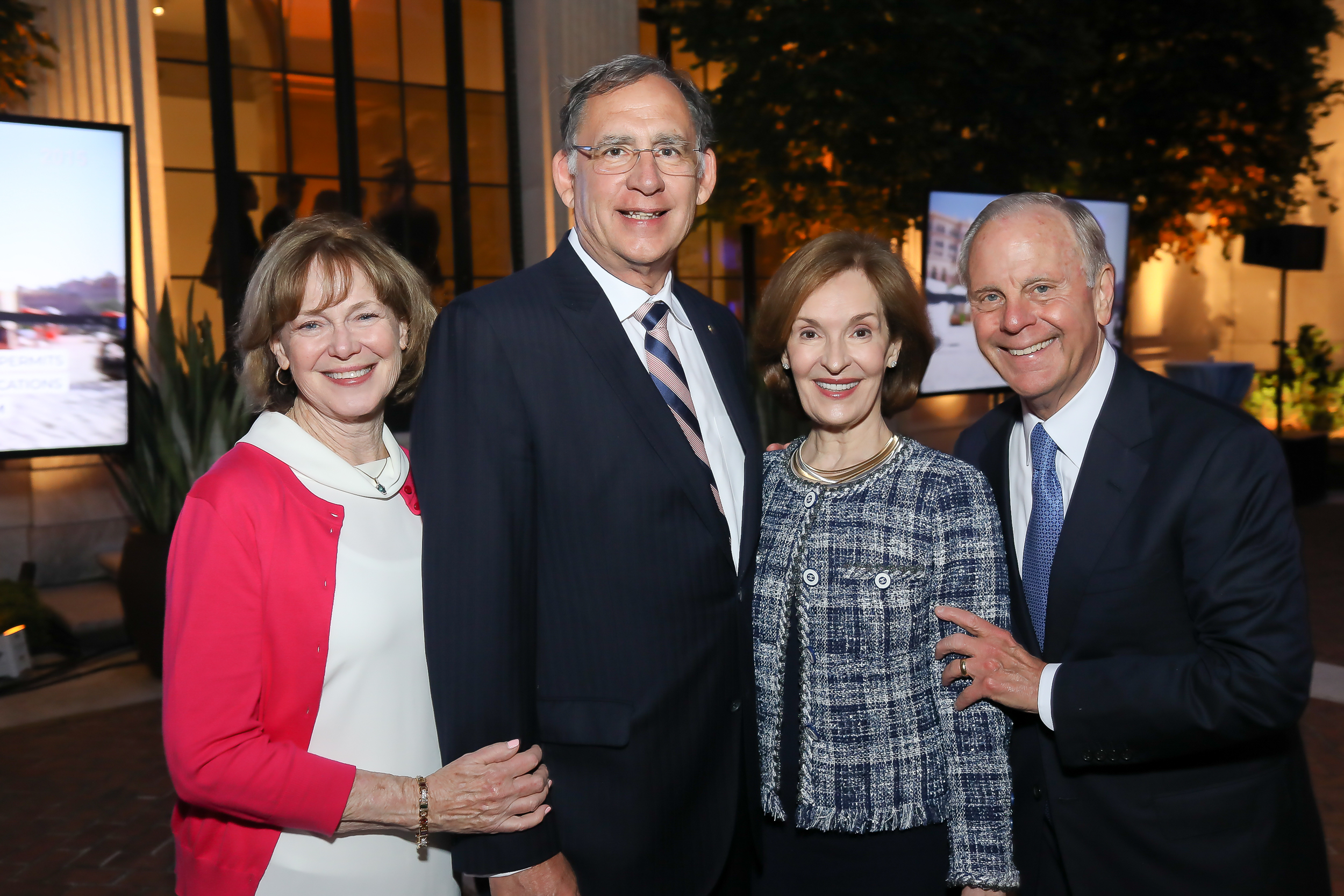 Cathy Boozman, Senator John Boozman, Donna McLarty, Mack McLarty.