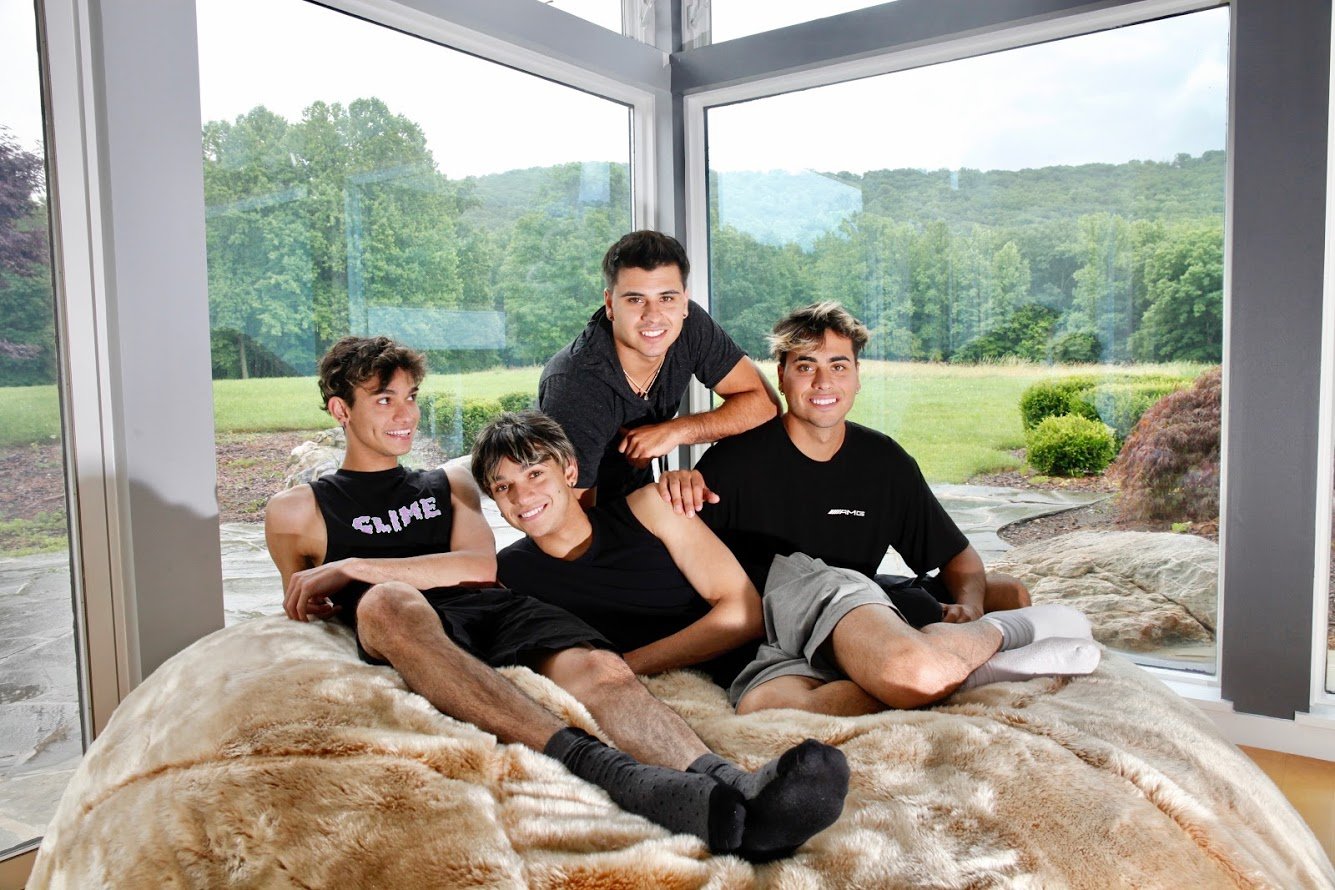 The Dobre brothers say they average about 10 million views a day. All photographs by Evy Mages.