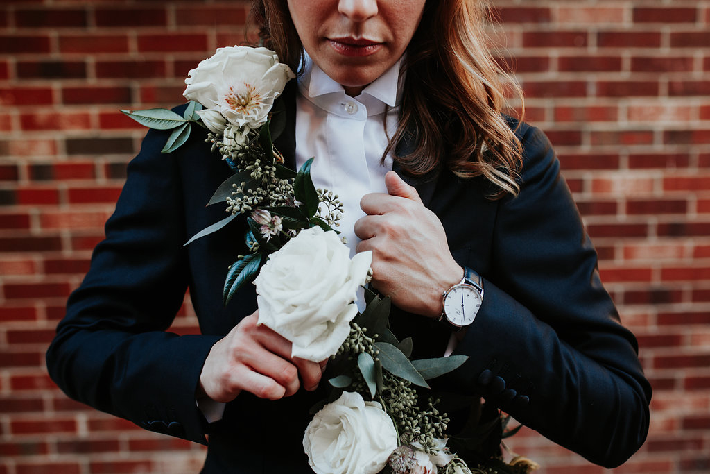 Fathom Gallery Wedding Nichole Wyche Mackenzie Huffman Chic Downtown Washington DC Wedding