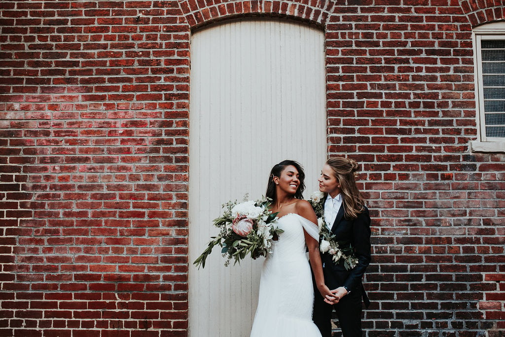 Fathom Gallery Wedding Nichole Wyche Mackenzie Huffman Chic Downtown Washington DC Wedding