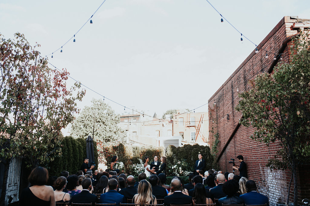 Fathom Gallery Wedding Nichole Wyche Mackenzie Huffman Chic Downtown Washington DC Wedding