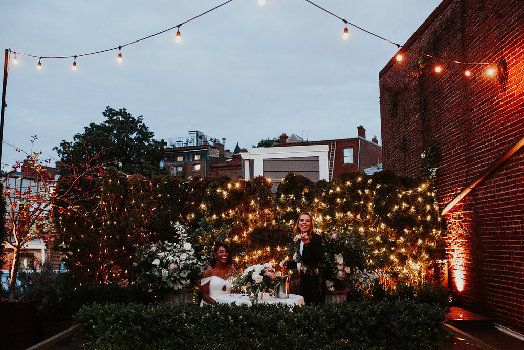 Fathom Gallery Wedding Nichole Wyche Mackenzie Huffman Chic Downtown Washington DC Wedding