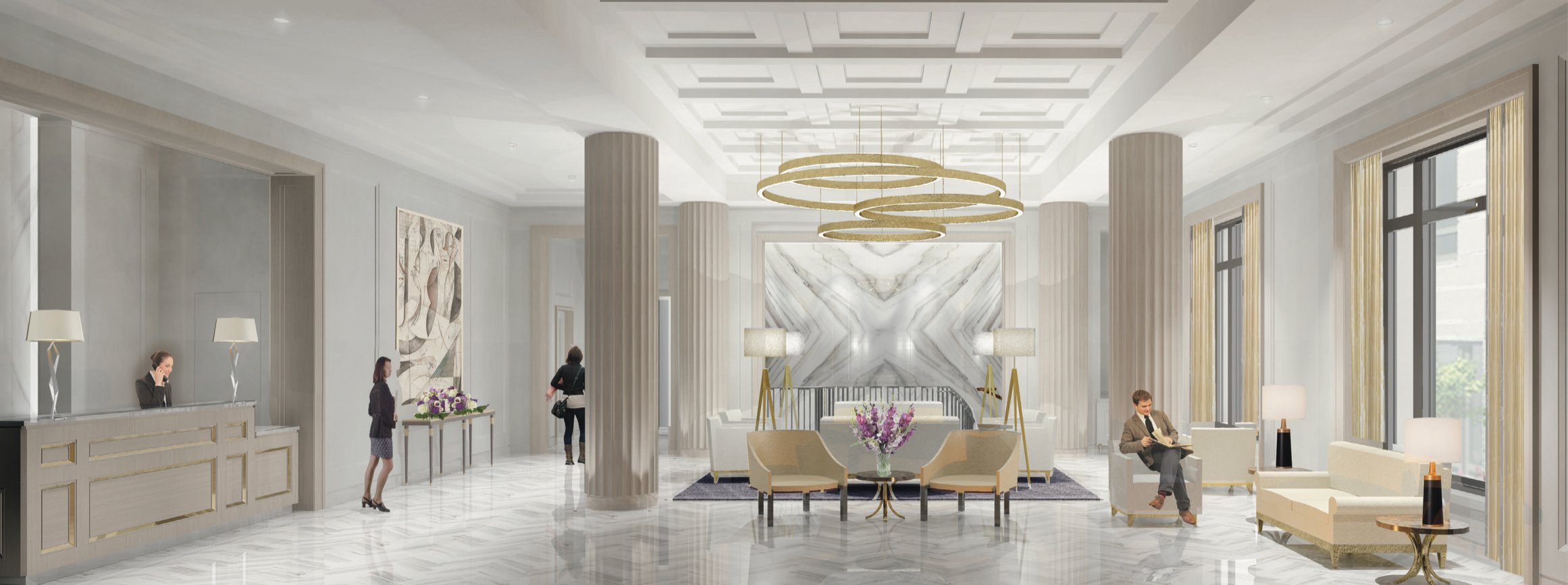 Main Lobby-Design Study by Robert A.M. Stern Architects - Washingtonian
