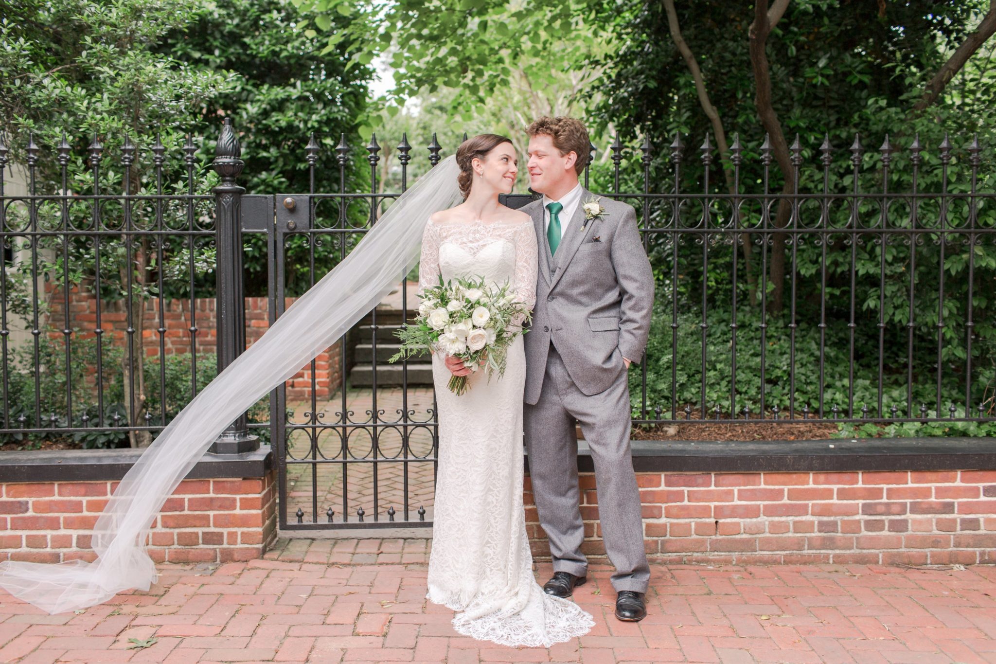 After An Elegant Lee Fendall House Wedding This Trekked 581 Kelsey Rupp And Jordan Bloom Married At The Immaculate Conception Church In Dc On May 20 2017 Celebrated With A Reception Lee Fendall House