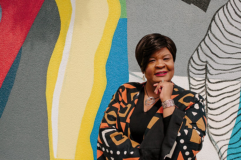 Makeba Clay, the Phillips Collection’s first chief diversity officer. Photograph by Rhiannon Newman.