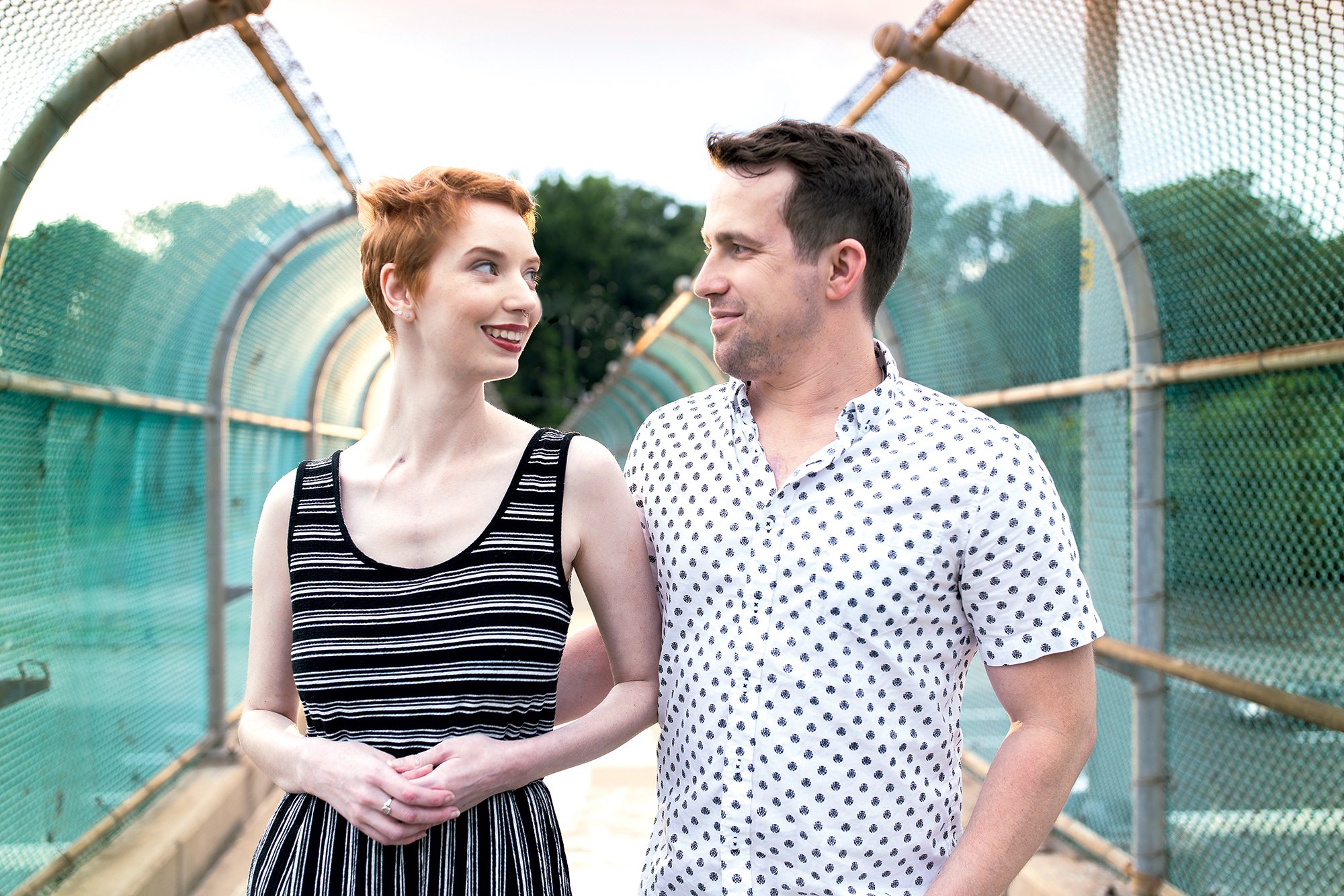 Transplants10 - Washingtonian The couple is finally planning their wedding. Photograph by April Greer Hair and makeup by Rachel Lane Makeup Artistry.