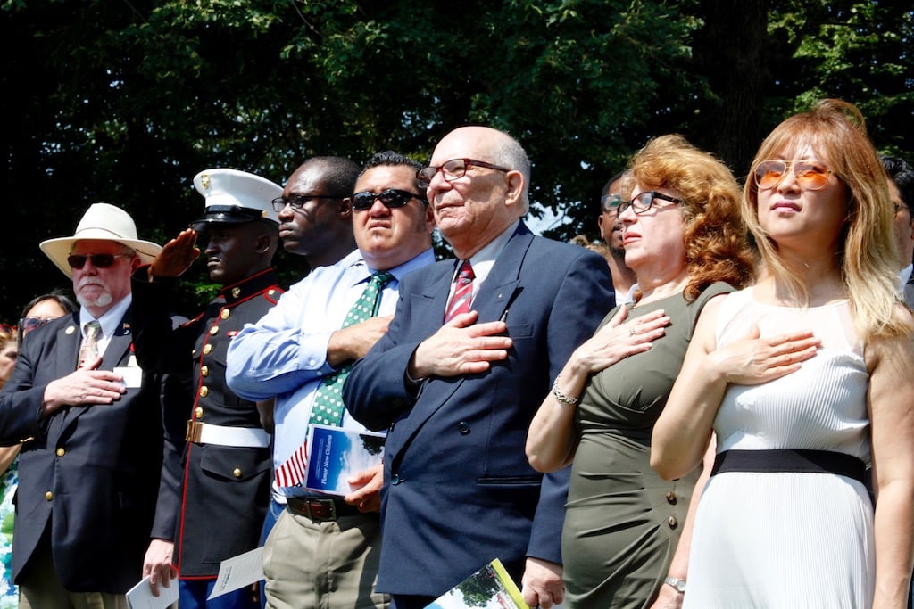 PHOTOS: US Naturalization Ceremony at Mount Vernon