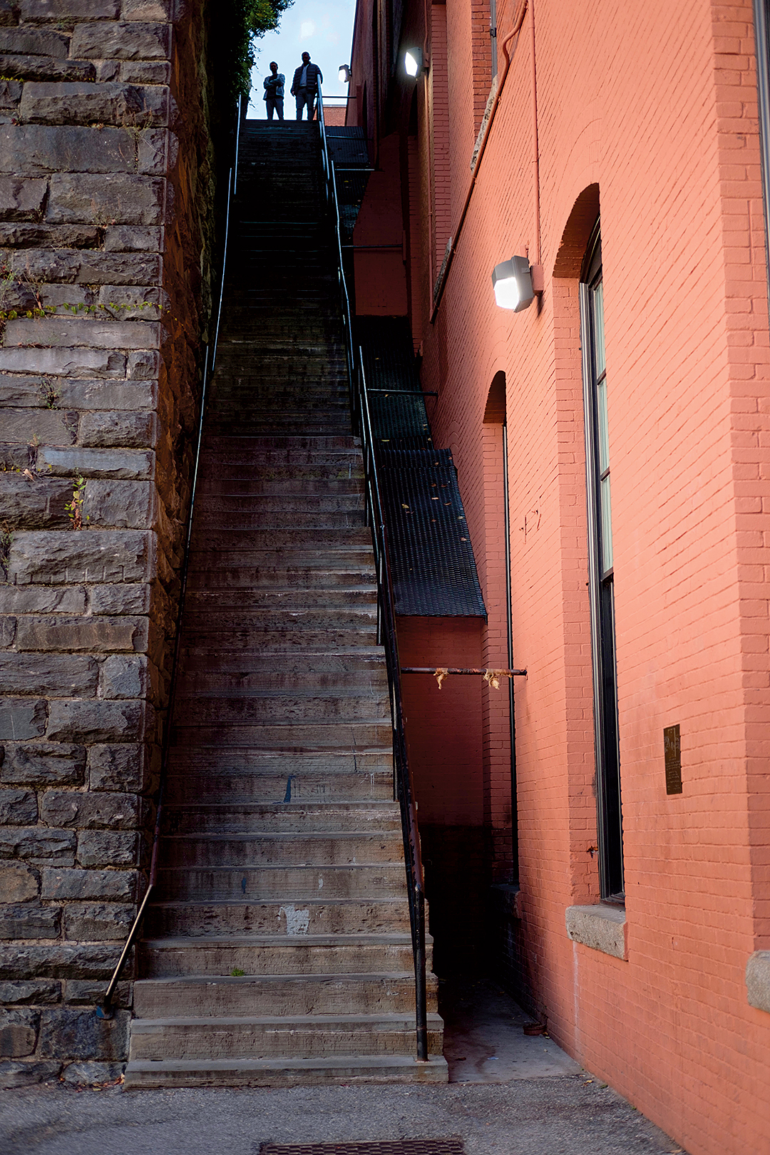 DC’s Scariest Workout: The so-called Exorcist Steps, steep and storied. Photograph by Rubens Alarcon/Alamy.