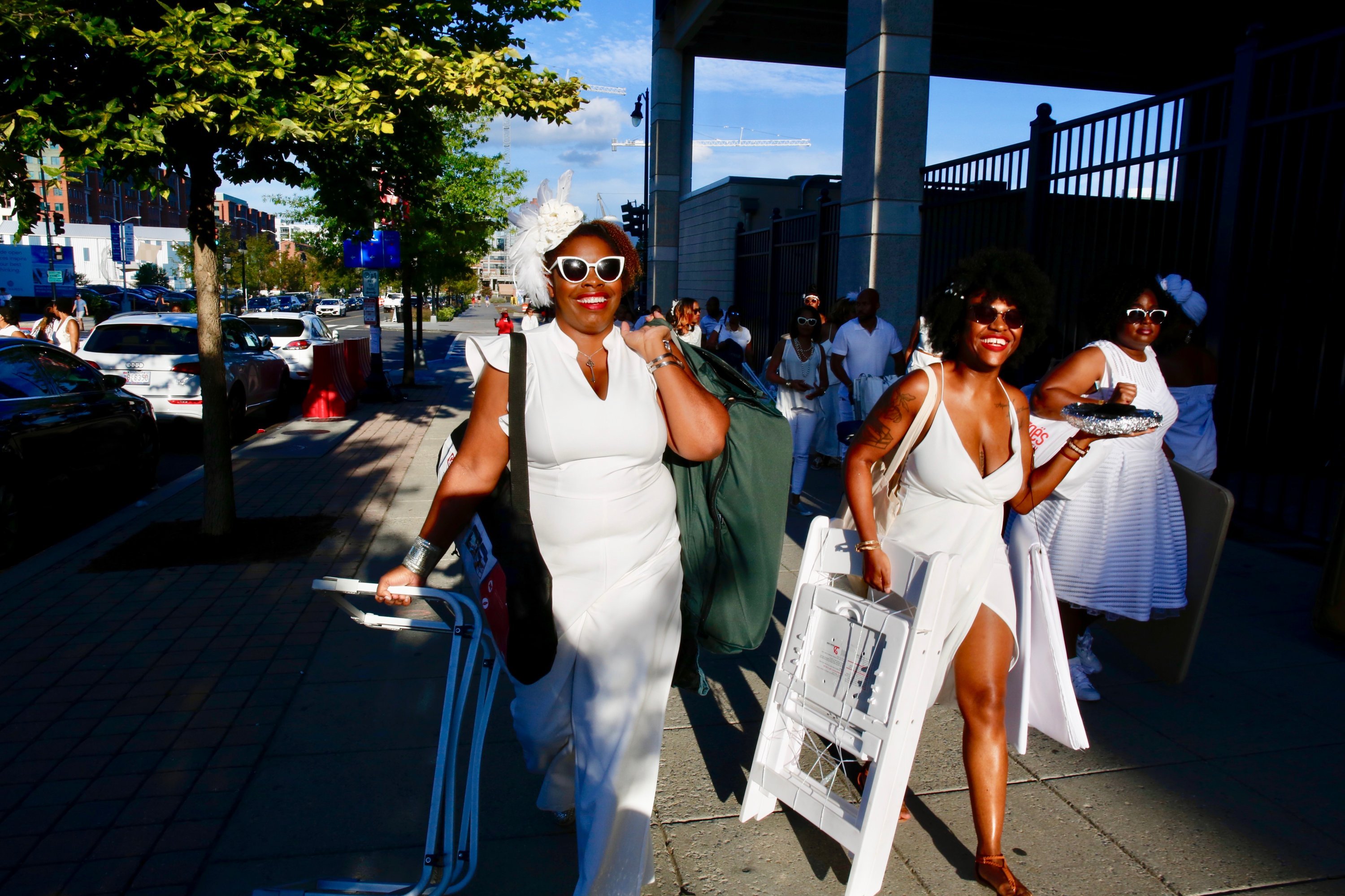 Diner en Blanc 2018. Photo by Evy Mages. 