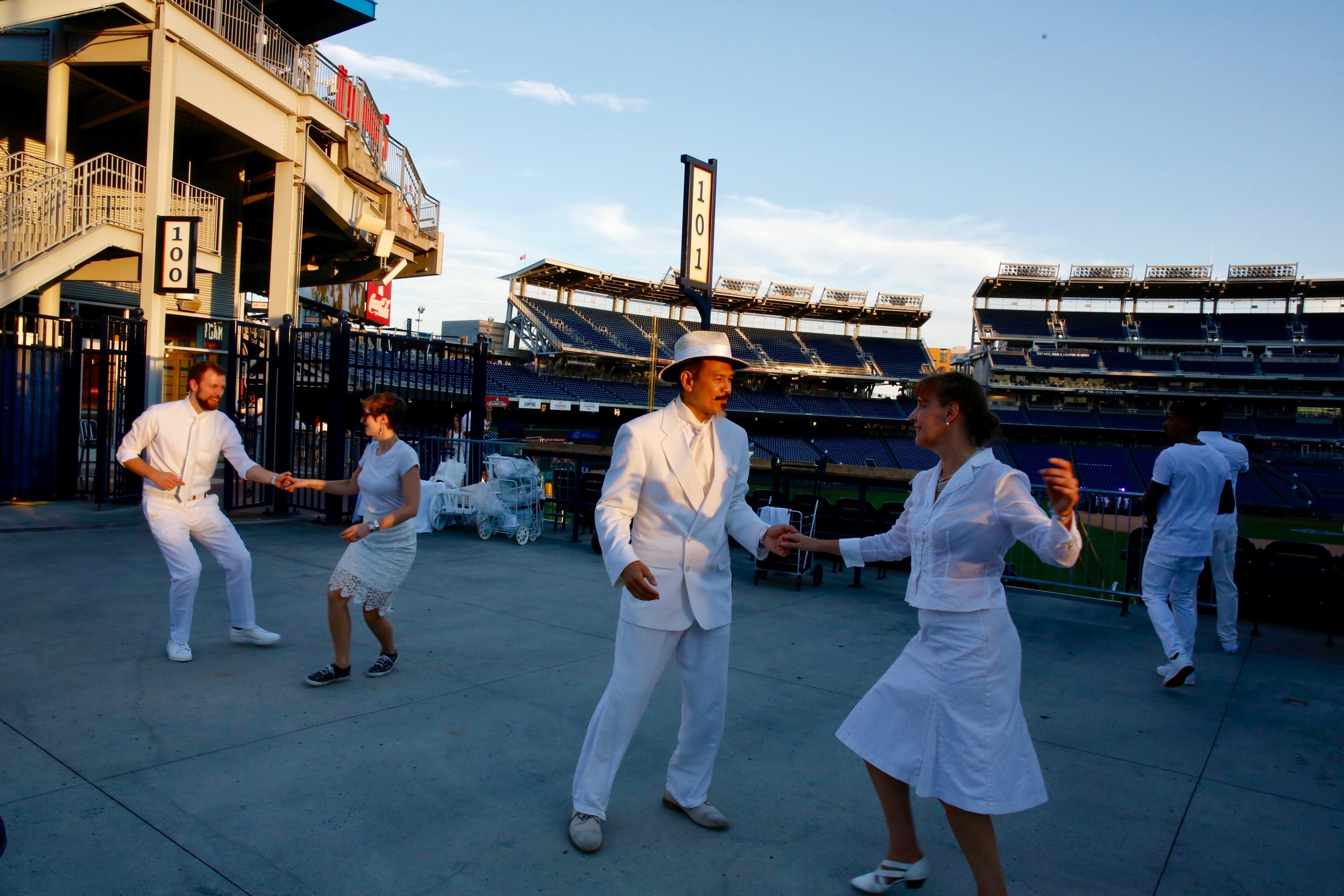 DC Diner en Blanc 2018. Photo by Evy Mages. 