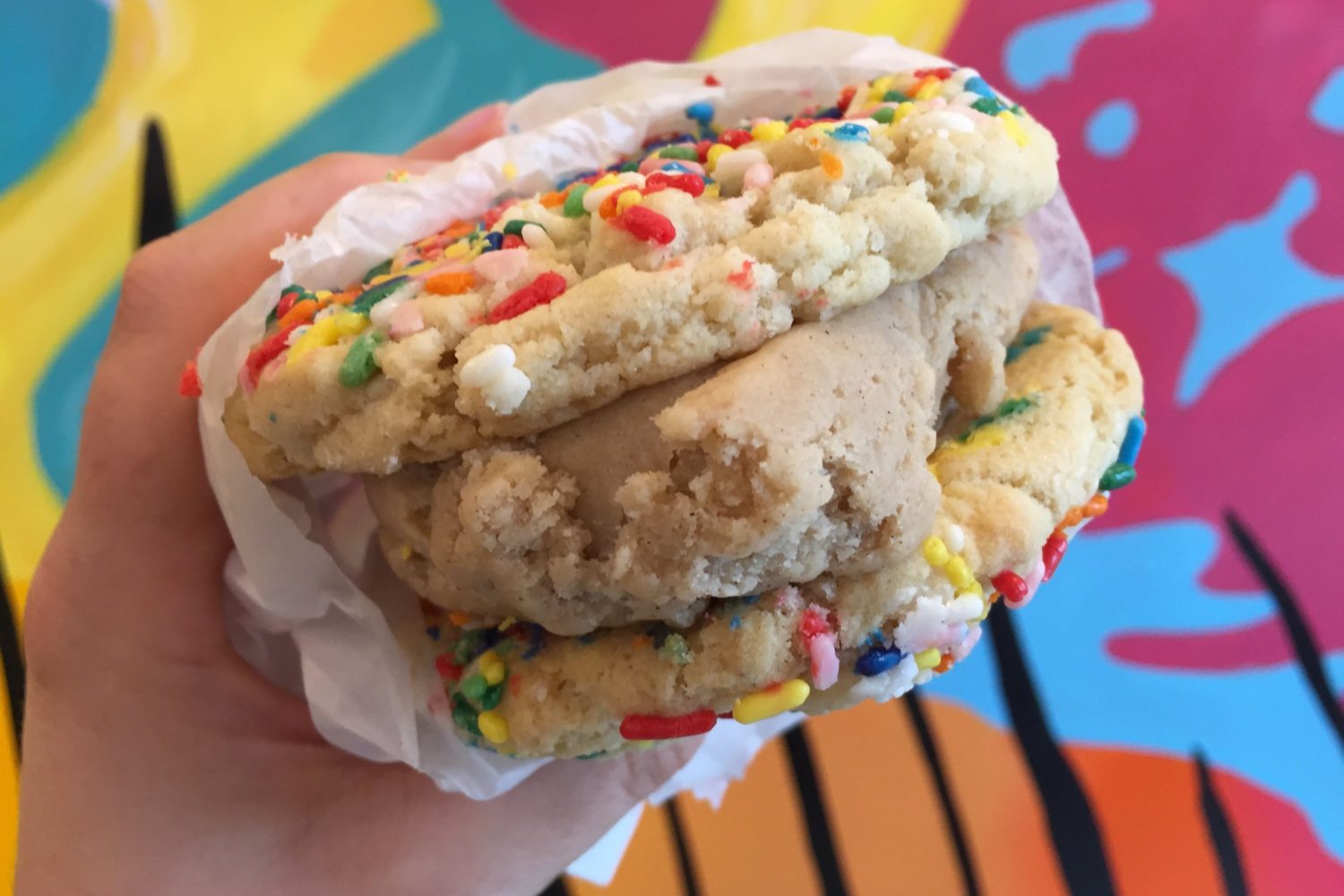 The Dough Jar cookie dough sandwich