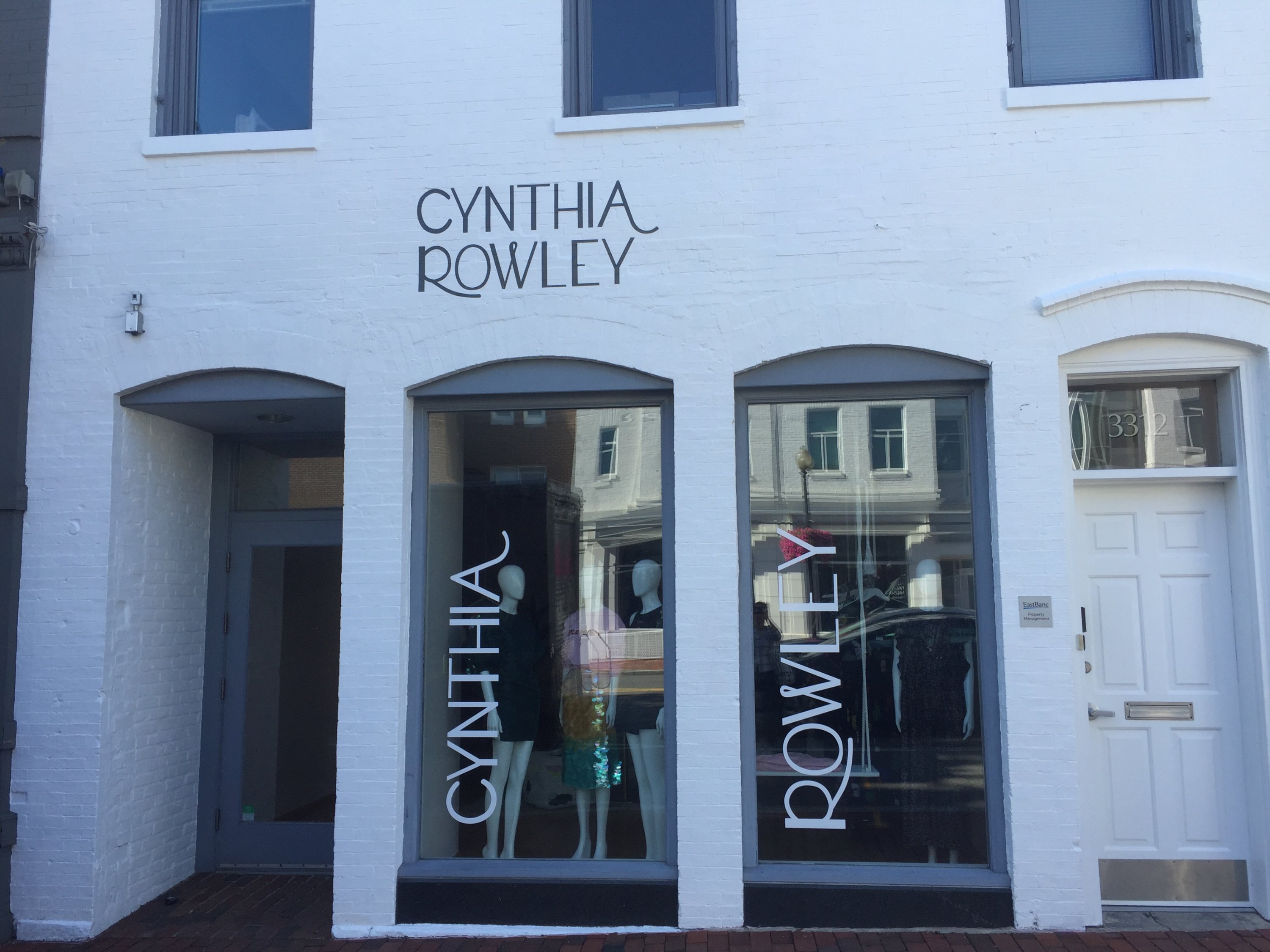 The recently opened Cynthia Rowley store in Georgetown. Photo by Helen Carefoot.