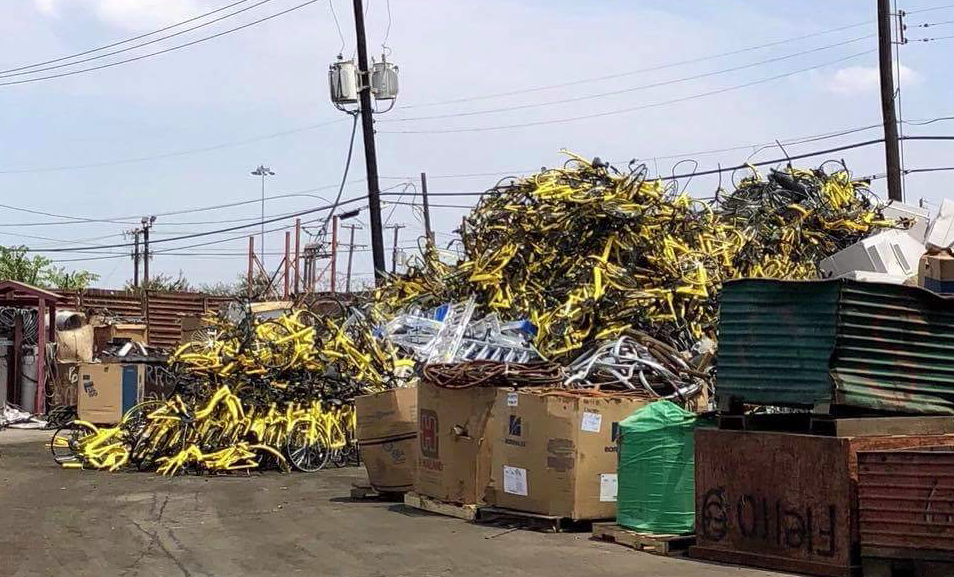 Ofo bikes scrapped Dallas