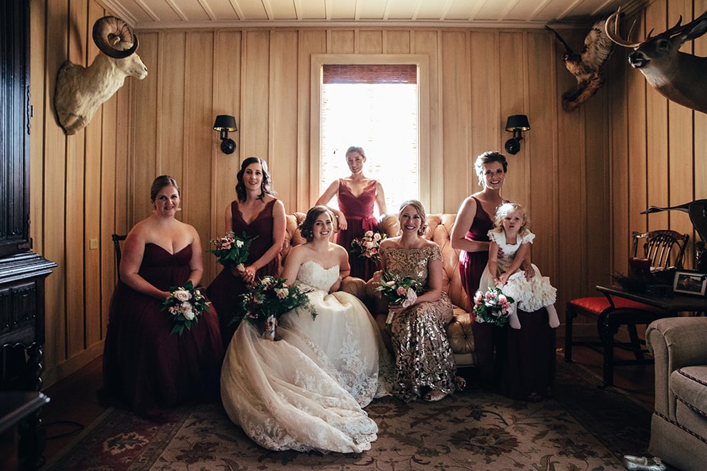 nature inspired nature themed wedding nature-inspired nature-themed wedding moss birch oysters bay Chesapeake bay