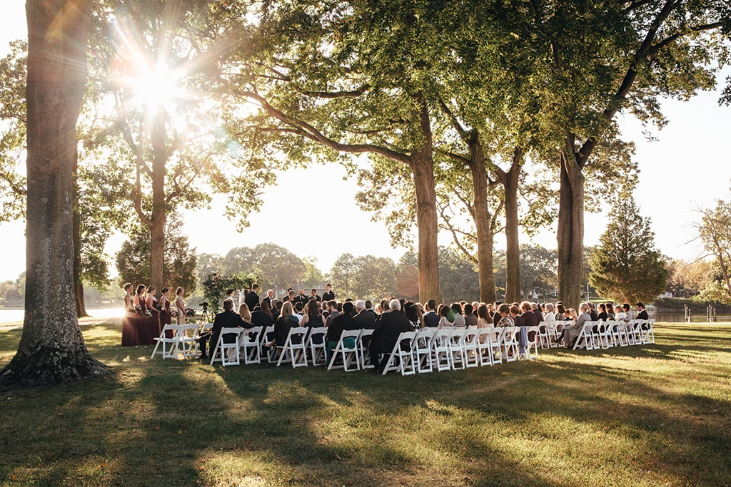 nature inspired nature themed wedding nature-inspired nature-themed wedding moss birch oysters bay Chesapeake bay