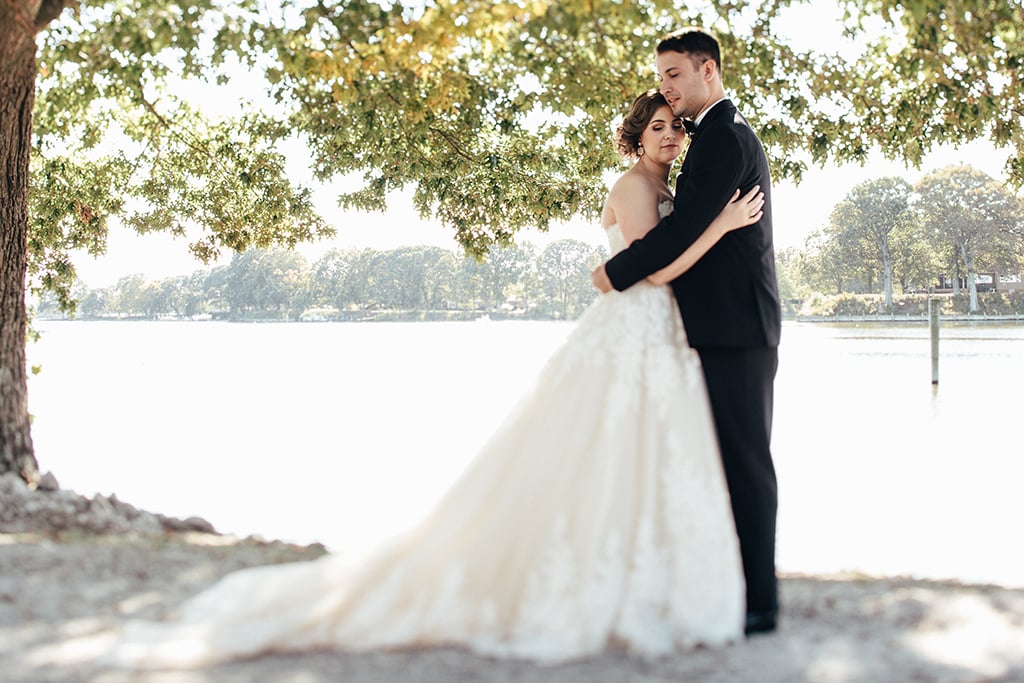 nature inspired nature themed wedding nature-inspired nature-themed wedding moss birch oysters bay Chesapeake bay