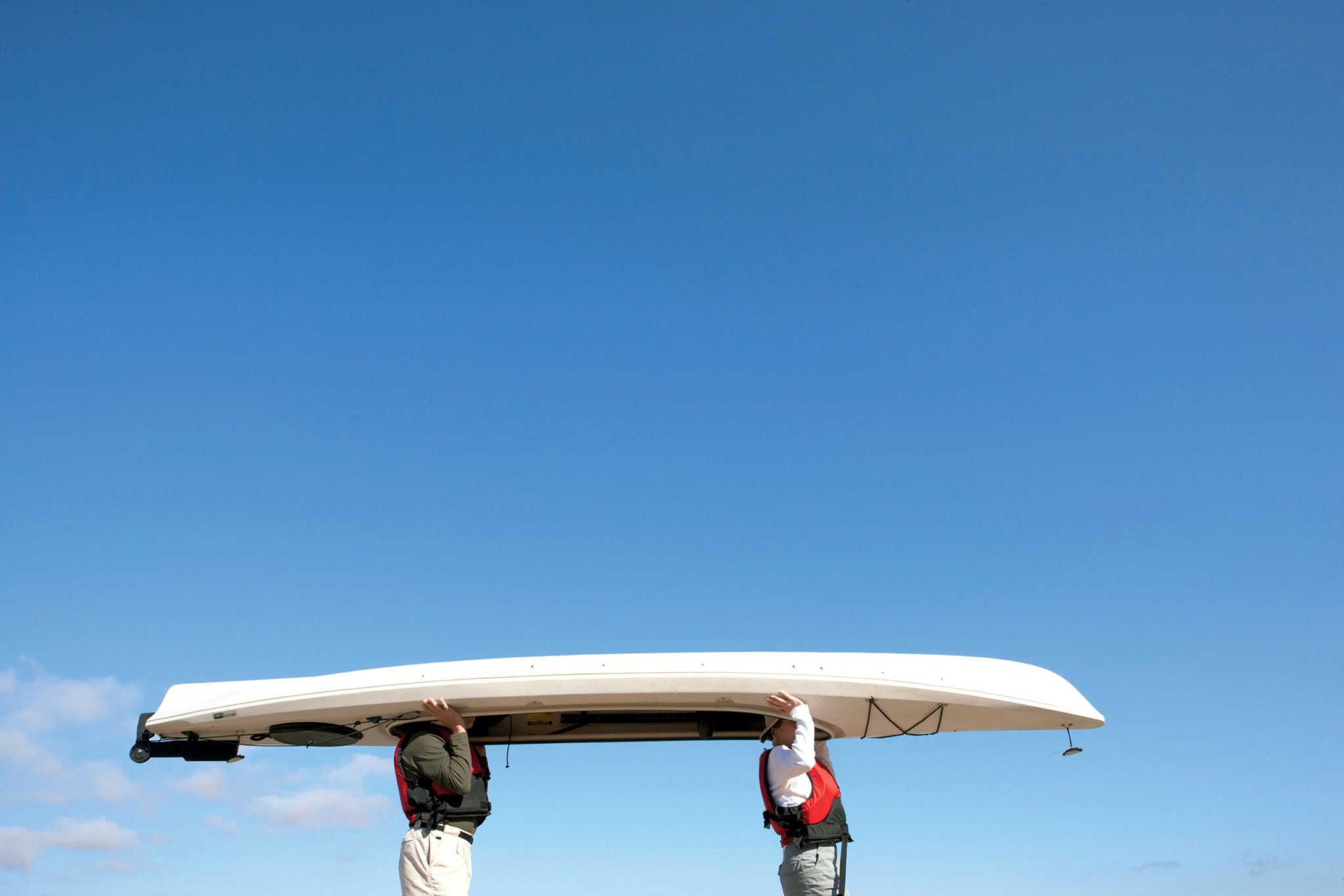 Photograph of canoe by Getty Images.