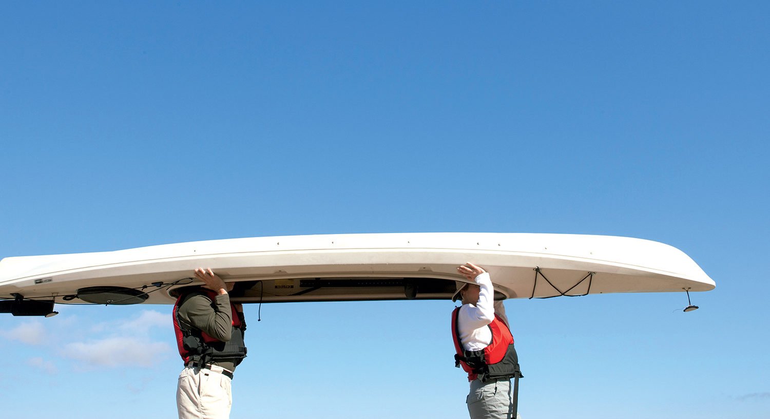 Photograph of canoe by Getty Images.