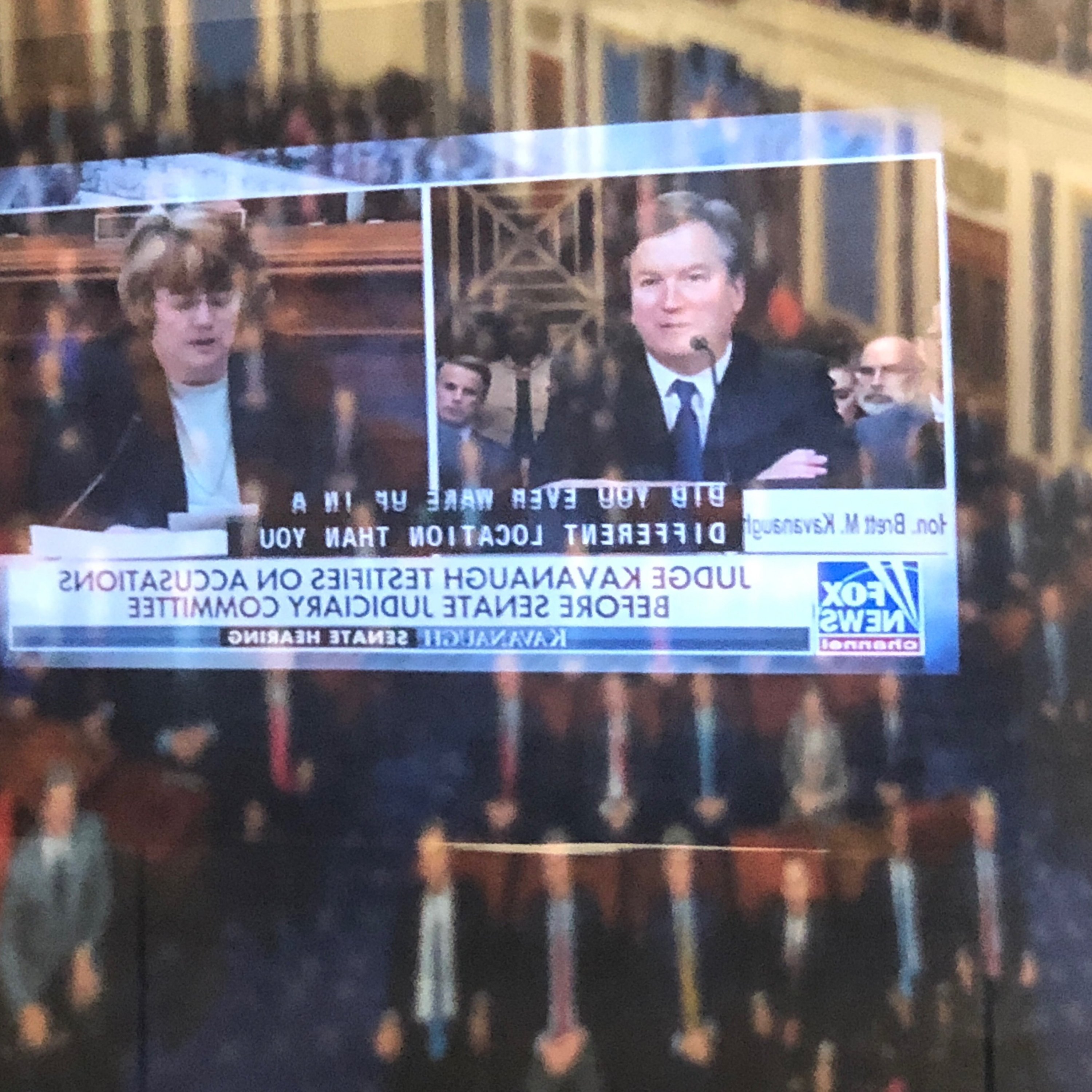 Kavanaugh hearings-reflection - Washingtonian
