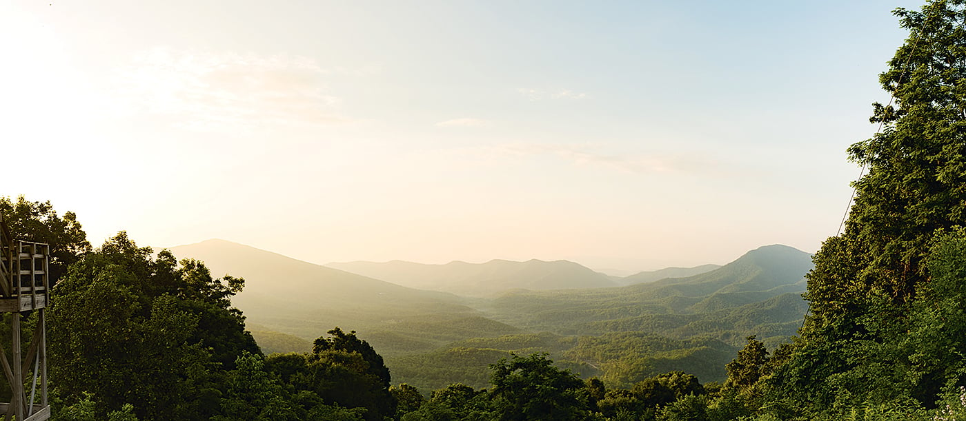 Get Appalachian Mountain views at Eupepsia Wellness Center. Photograph courtesy of Eupepsia Wellness Center.