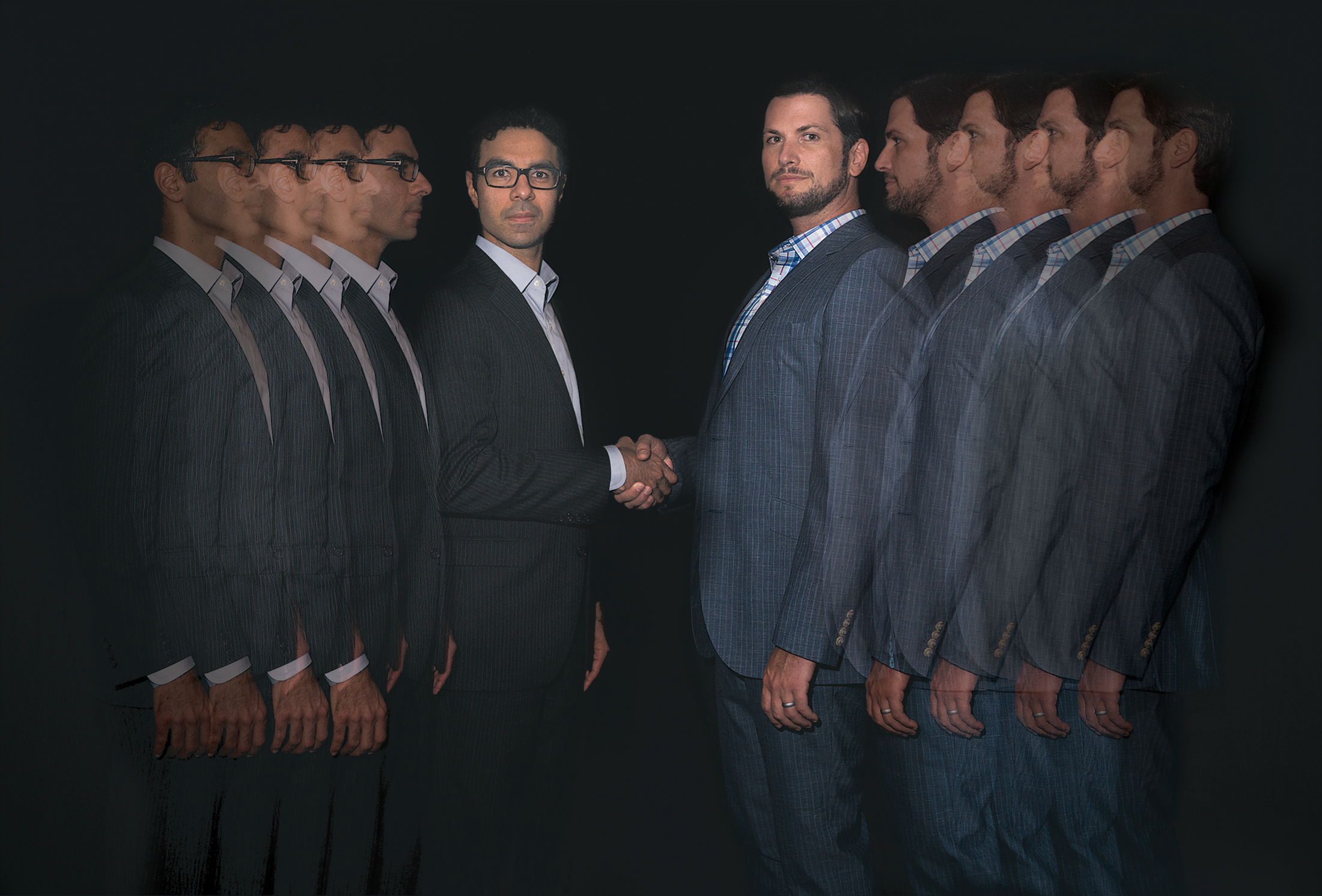 TechTitans1 - Washingtonian Rohyt Belani and Aaron Higbee. Their cybersecurity firm, Cofense, helps clients guard against email phishing attacks.