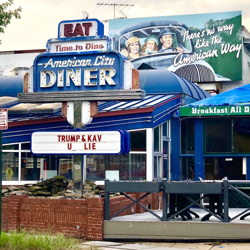 DC Diner Trolls Kavanaugh Along His Route Home