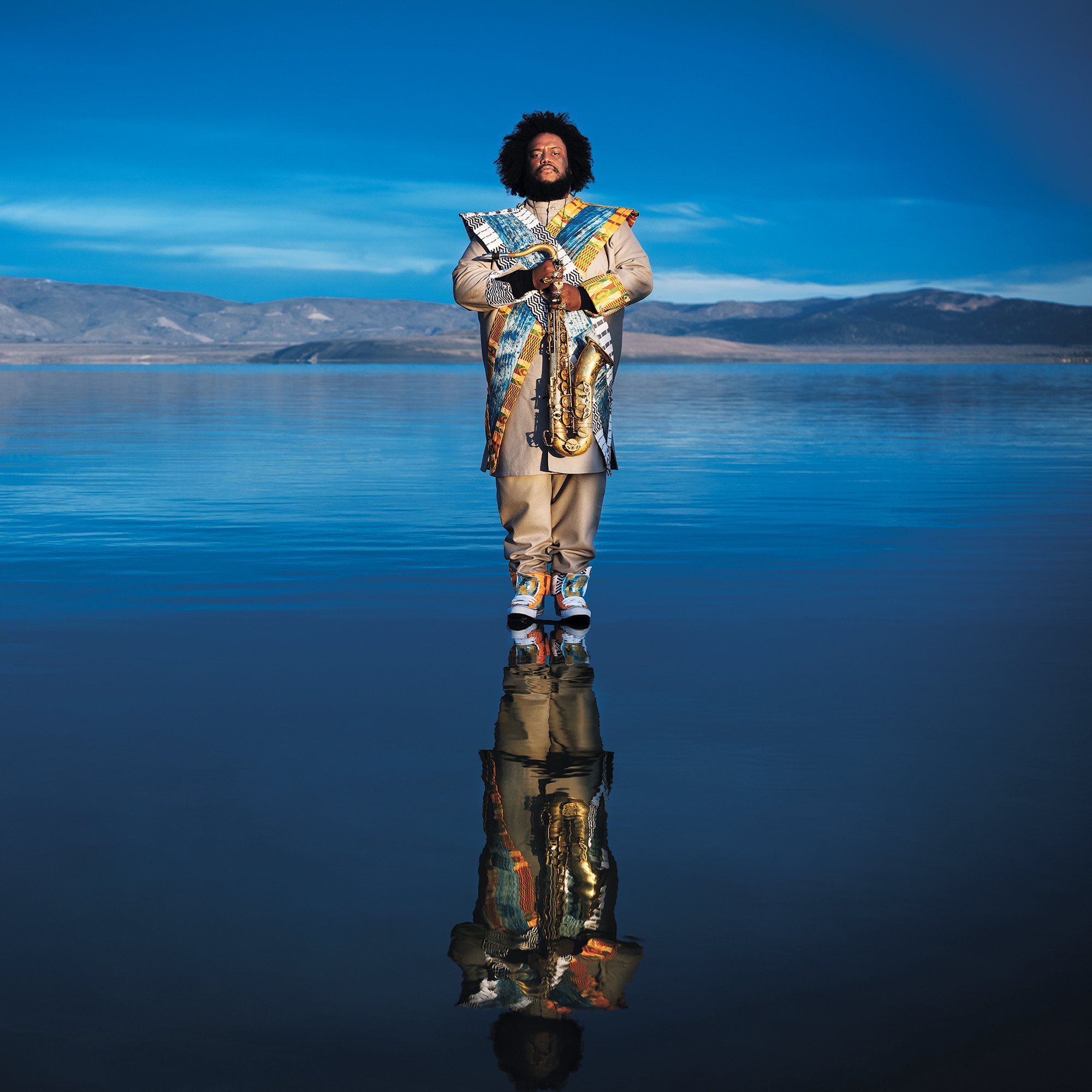 Saxophonist Kamasi Washington. Photograph courtesy of Sacks and Co.