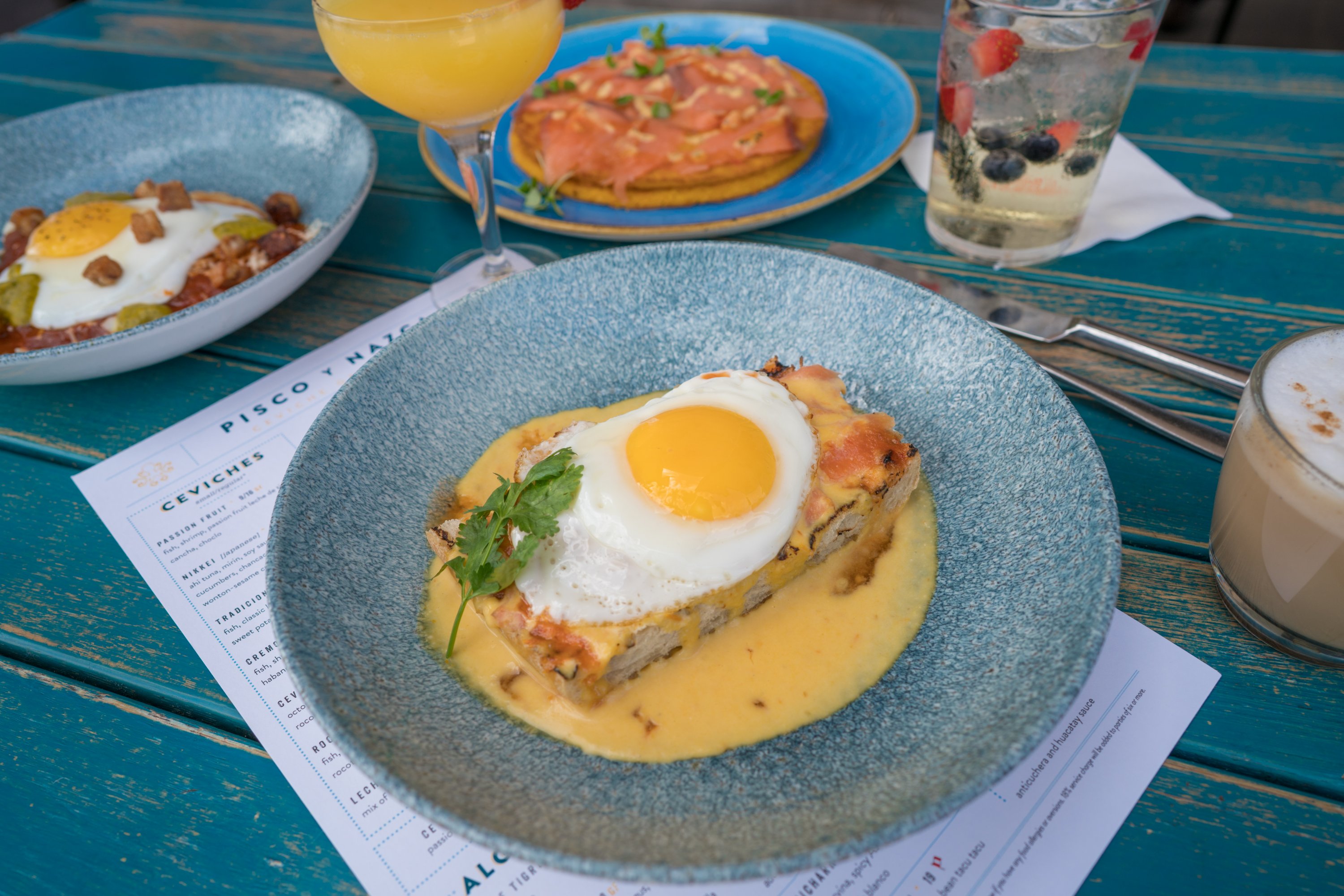 Croque Madame at Pisco y Nazca. Photograph courtesy of Pisco y Nazca. 