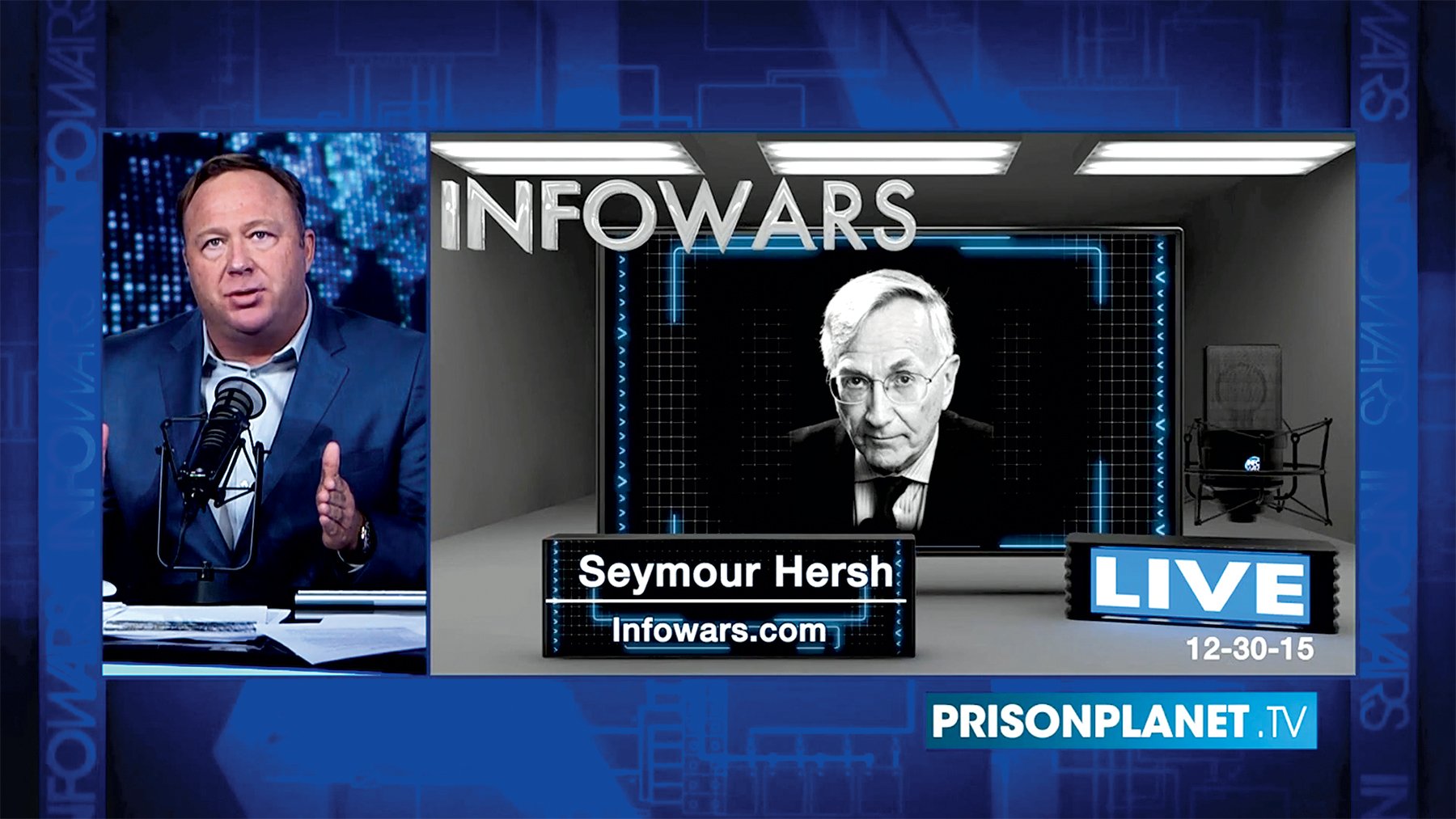 Hersh2 - Washingtonian Recently, Hersh has found a new cadre of fans through appearances on Alex Jones’s show and on Kremlin-aligned RT. He calls the Russia investigations “bullshit stuff.”