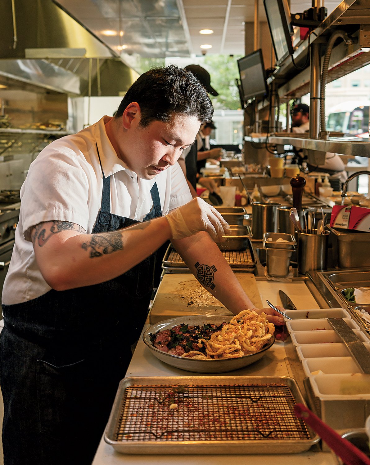 Momo2 - Washingtonian Chef Tae Strain. Photograph by Scott Suchman.