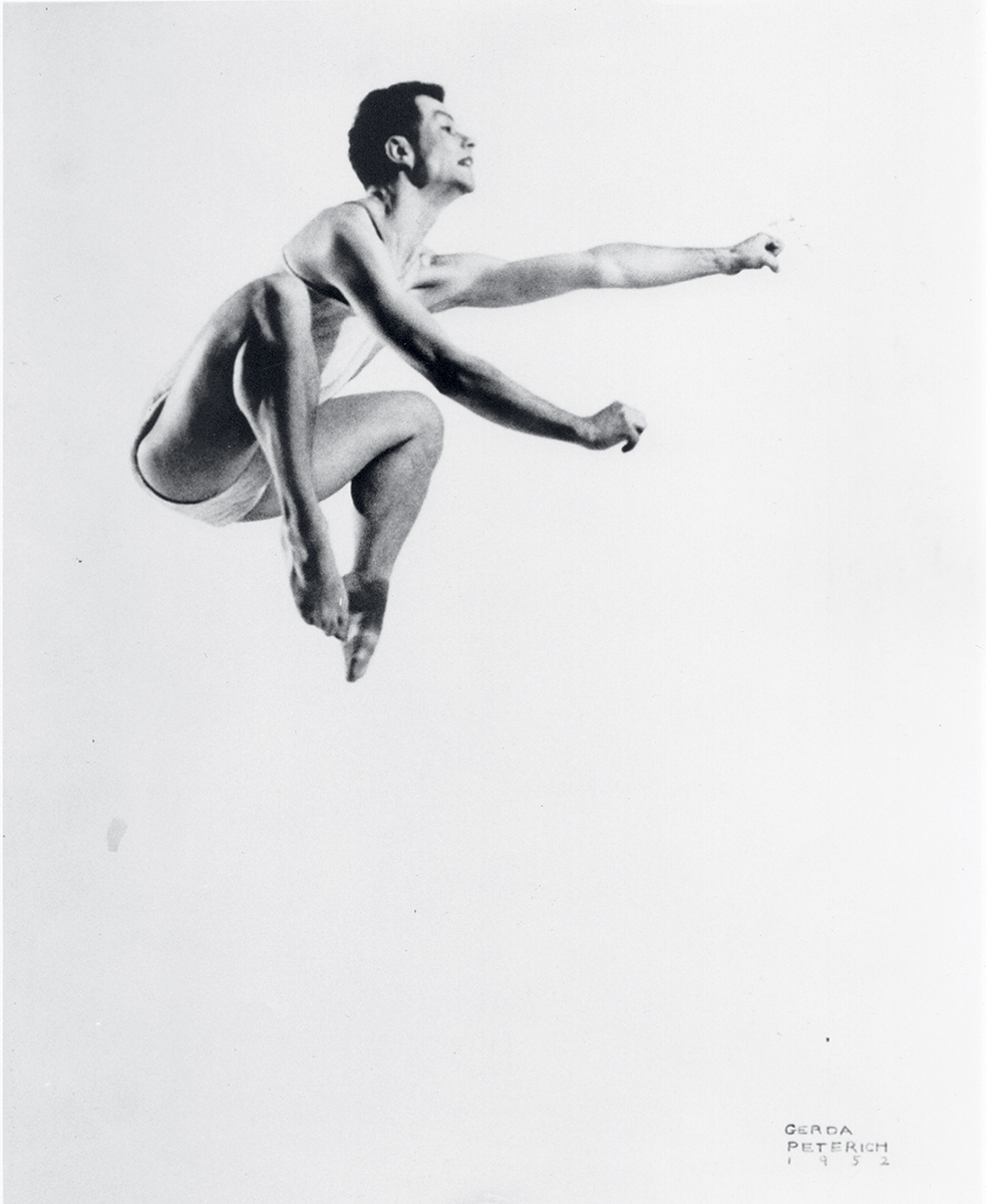 Merce Cunningham in 1952. Photograph by Gerda Peterich.