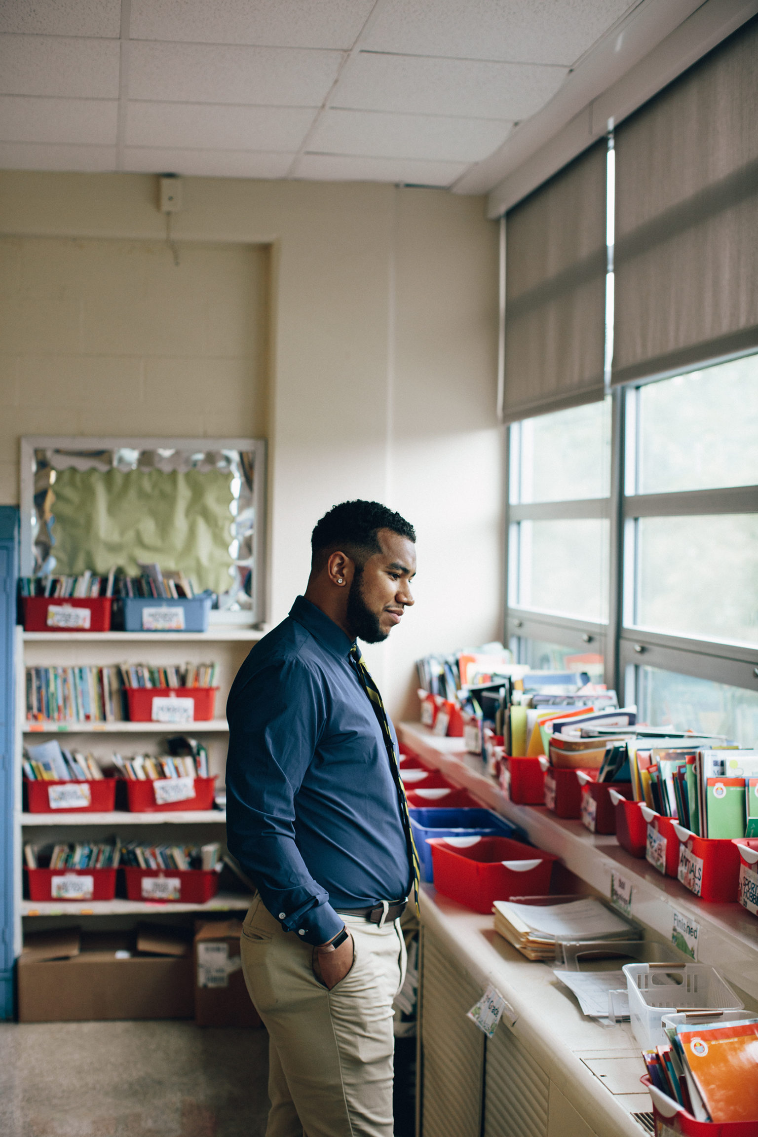 Alejandro Diasgranados. At 26, he's now Aiton Elementary's most senior teacher. dcps