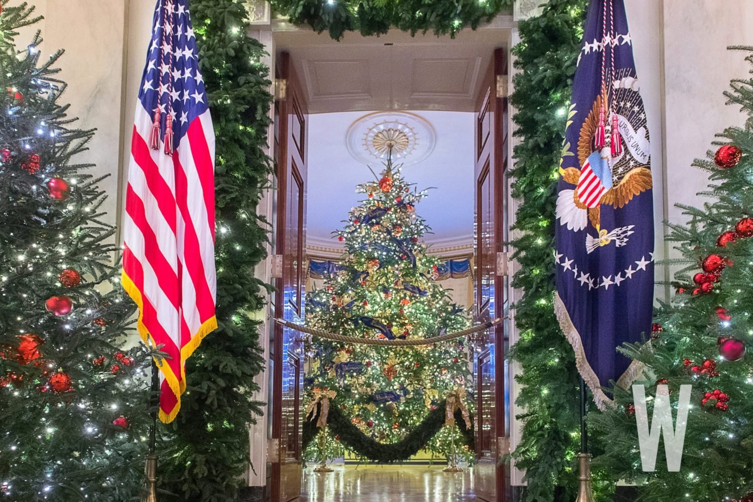 White House Christmas Decorations 2018