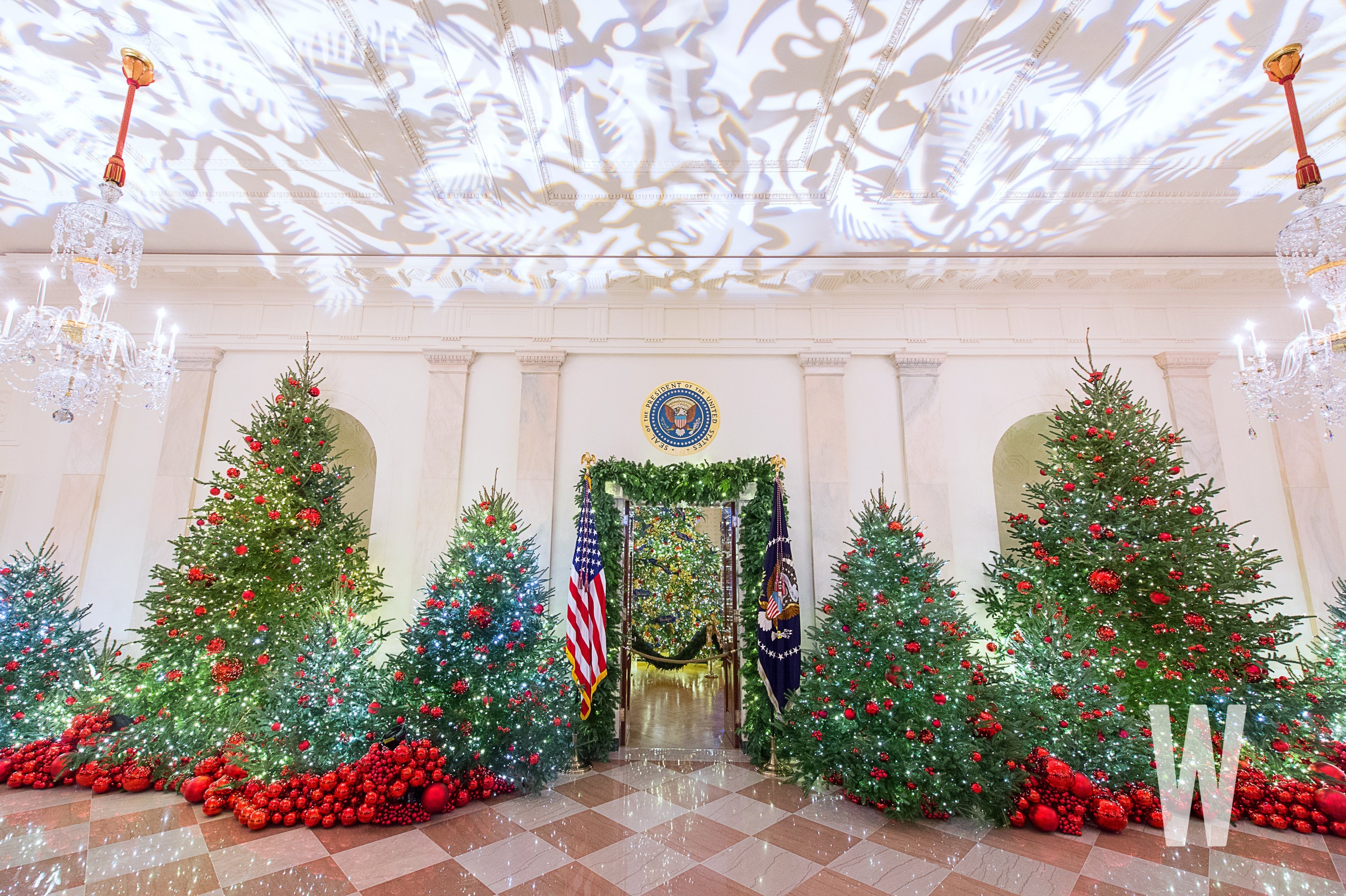 White House Christmas Decorations 2018