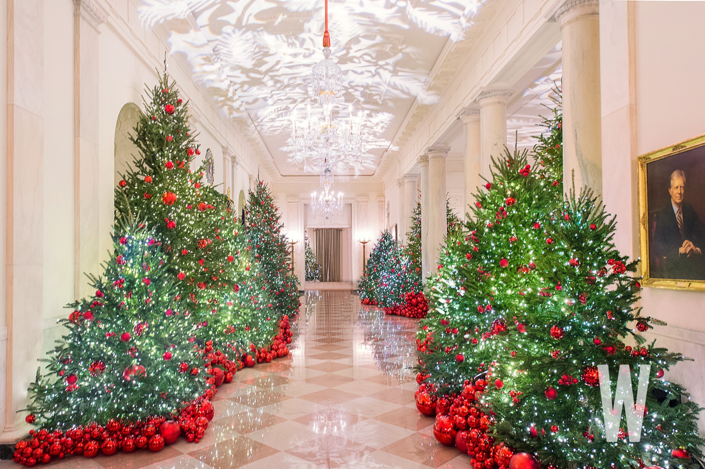 White House Christmas Decorations 2018