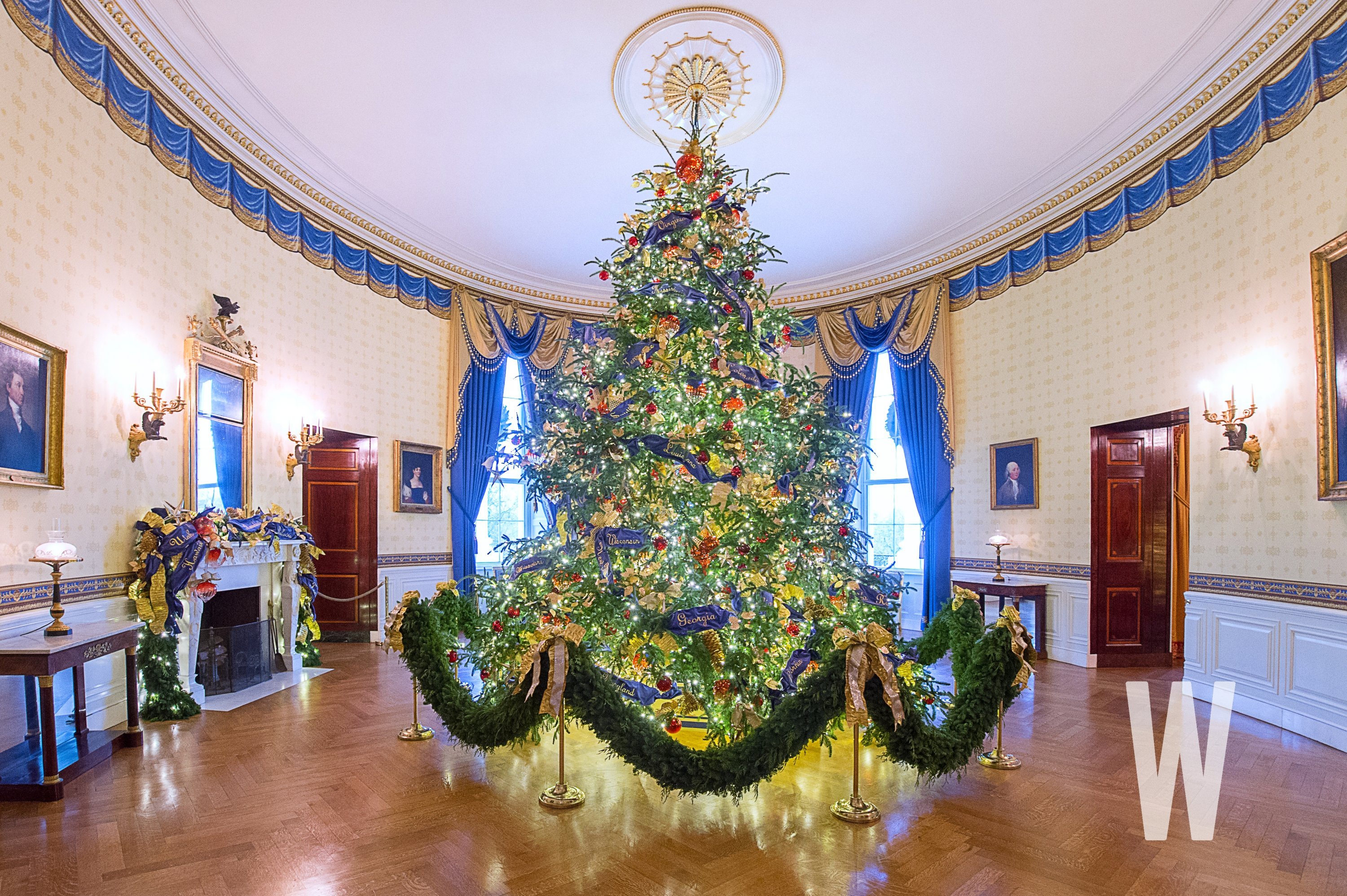 White House Christmas Decorations 2018