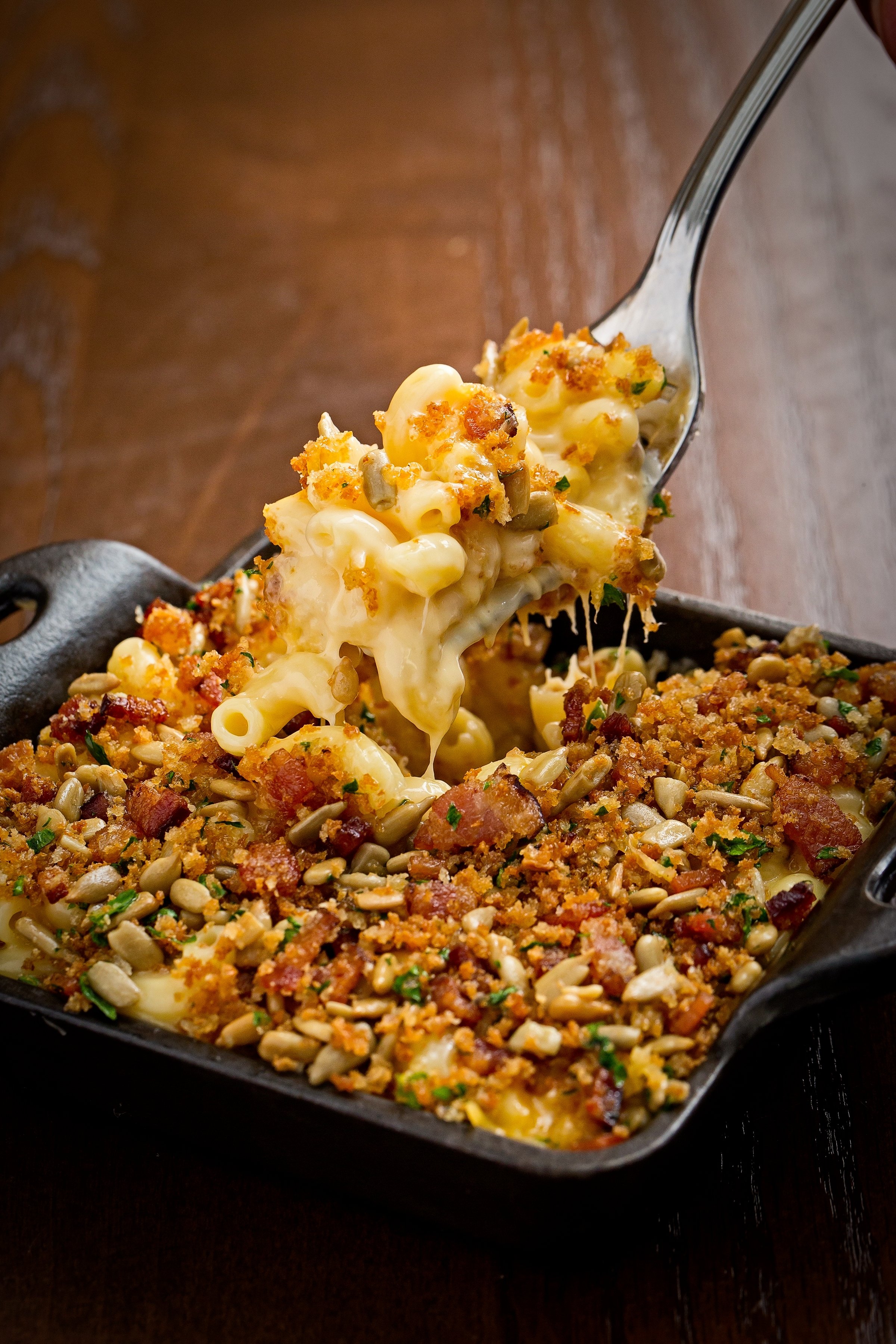 Mac and cheese at Succotash. Photograph by Clarence Butts and Scott Suchman.