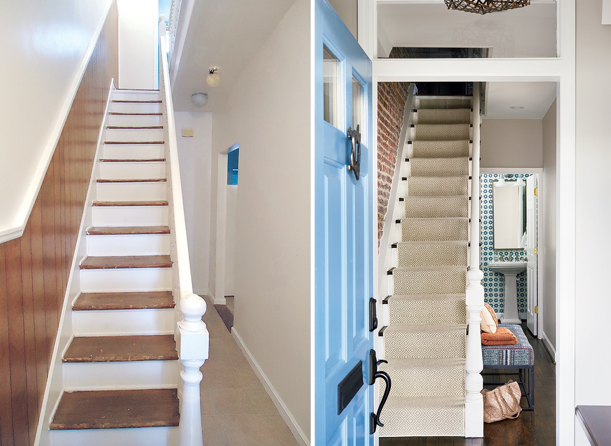 RowhouseStairCaseBA - Washingtonian rowhouse renovation
