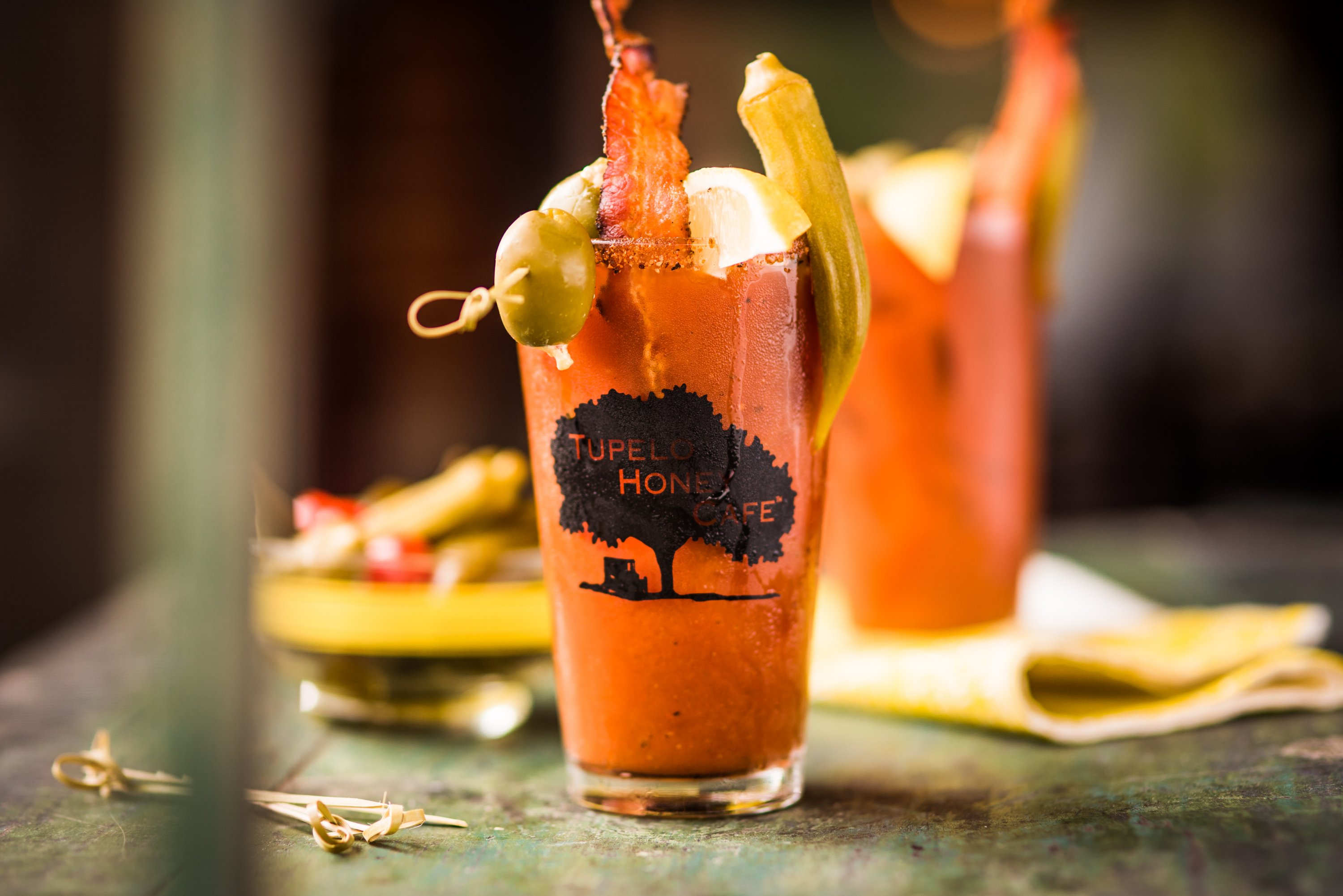 The bloody mary at Tupelo Honey. Photograph courtesy of Tupelo Honey. 