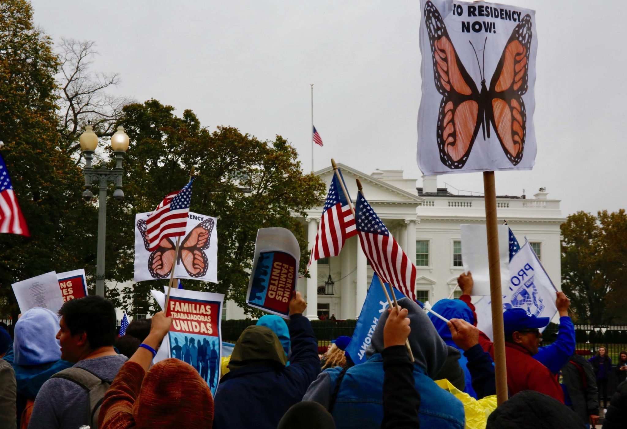 Here’s Why Immigrants Demonstrated in Front of the White House Today