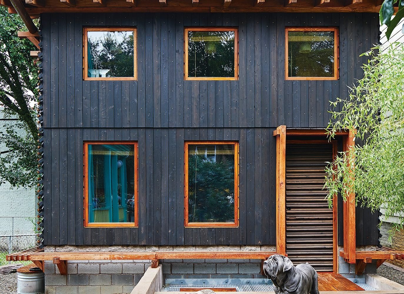 bamboo house