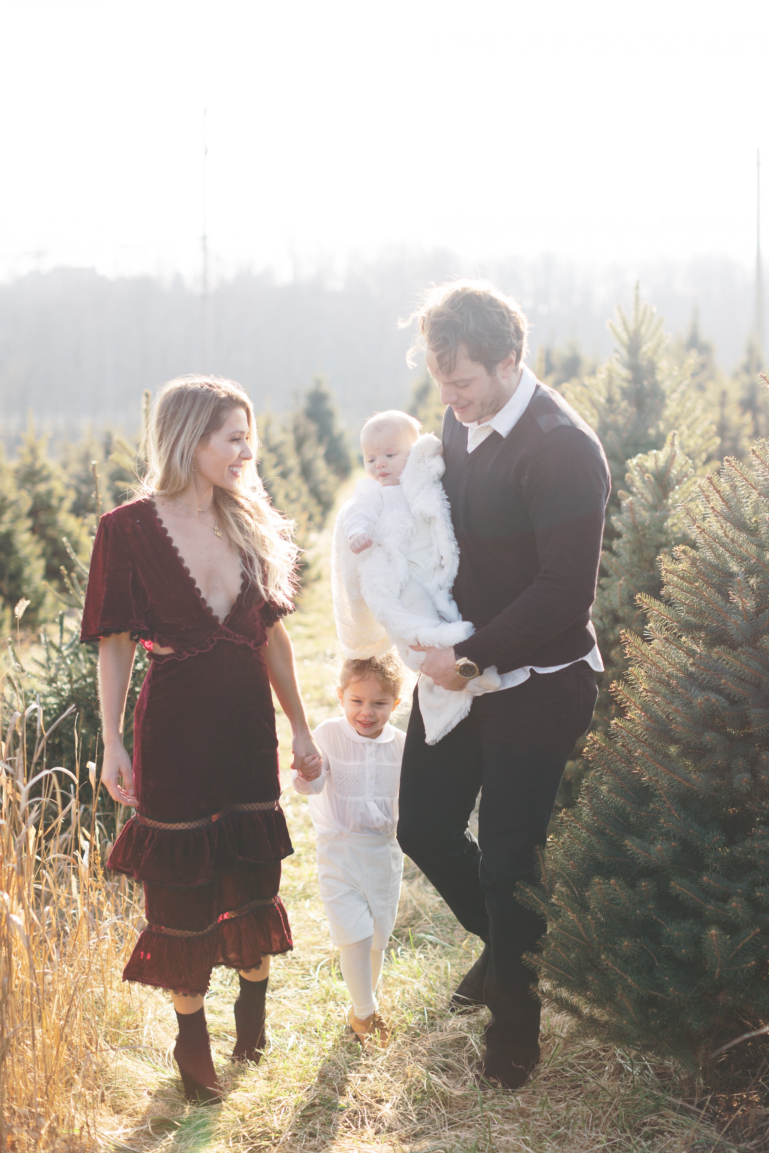 Capitals Player John Carlson and His Family Took Holiday Portraits at a  Maryland Christmas Tree Farm - Washingtonian