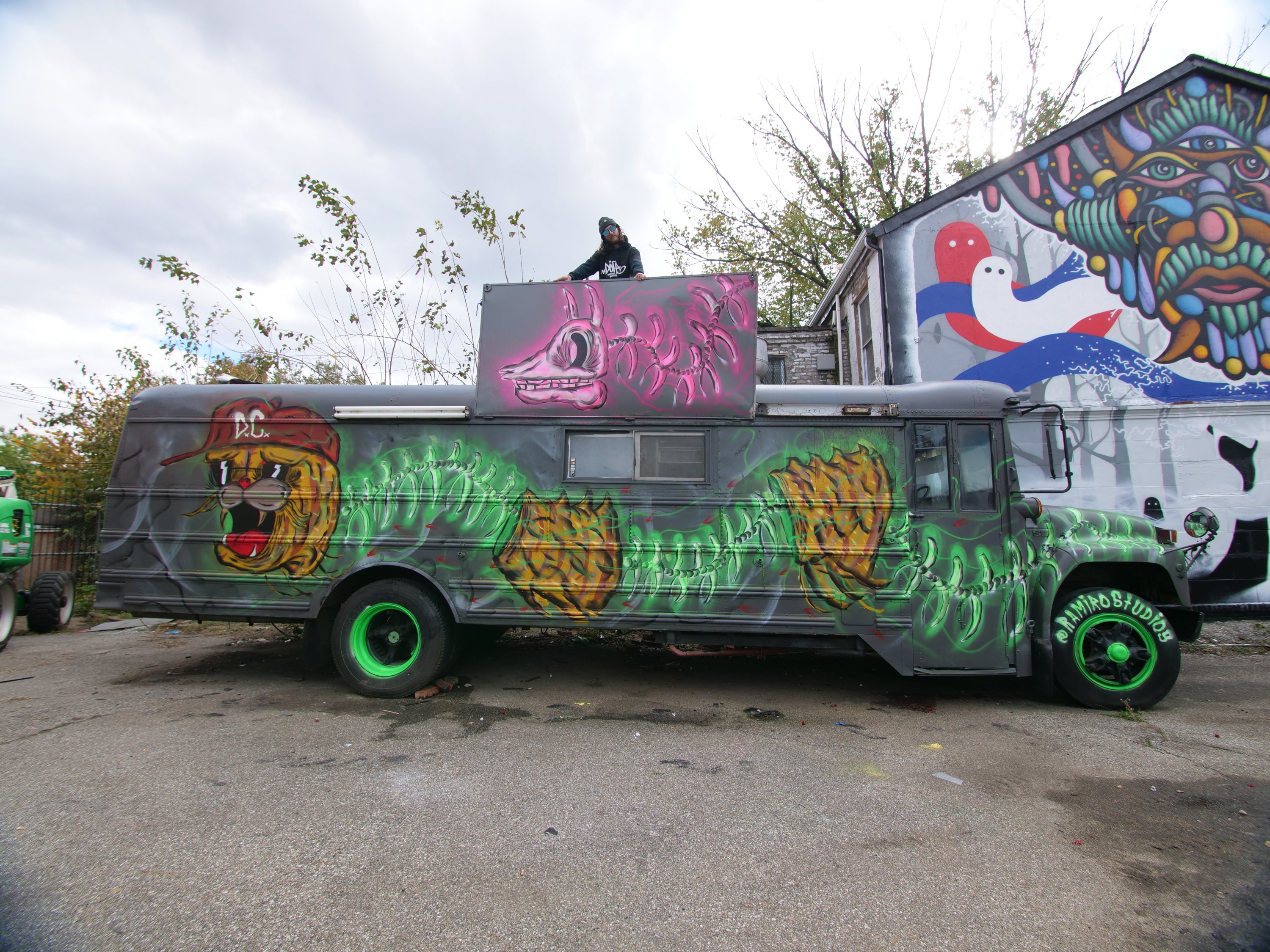 Sip Frozen Drinks At This Graffitied Bar Bus And Beer Garden Coming To Shaw Washingtonian Dc