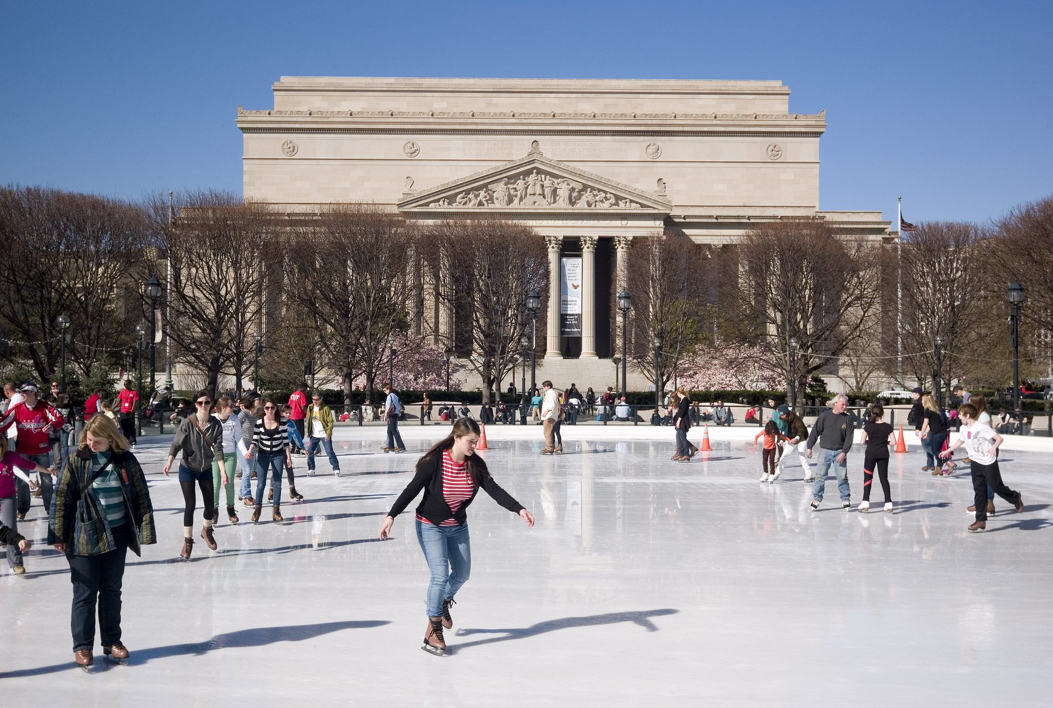 Shutdown S Where To Get Married Go A Museum And More The National Gallery Of Art S Ice Rink At Sculpture Garden Photograph By Brett Davis Via Flickr Creative Commons