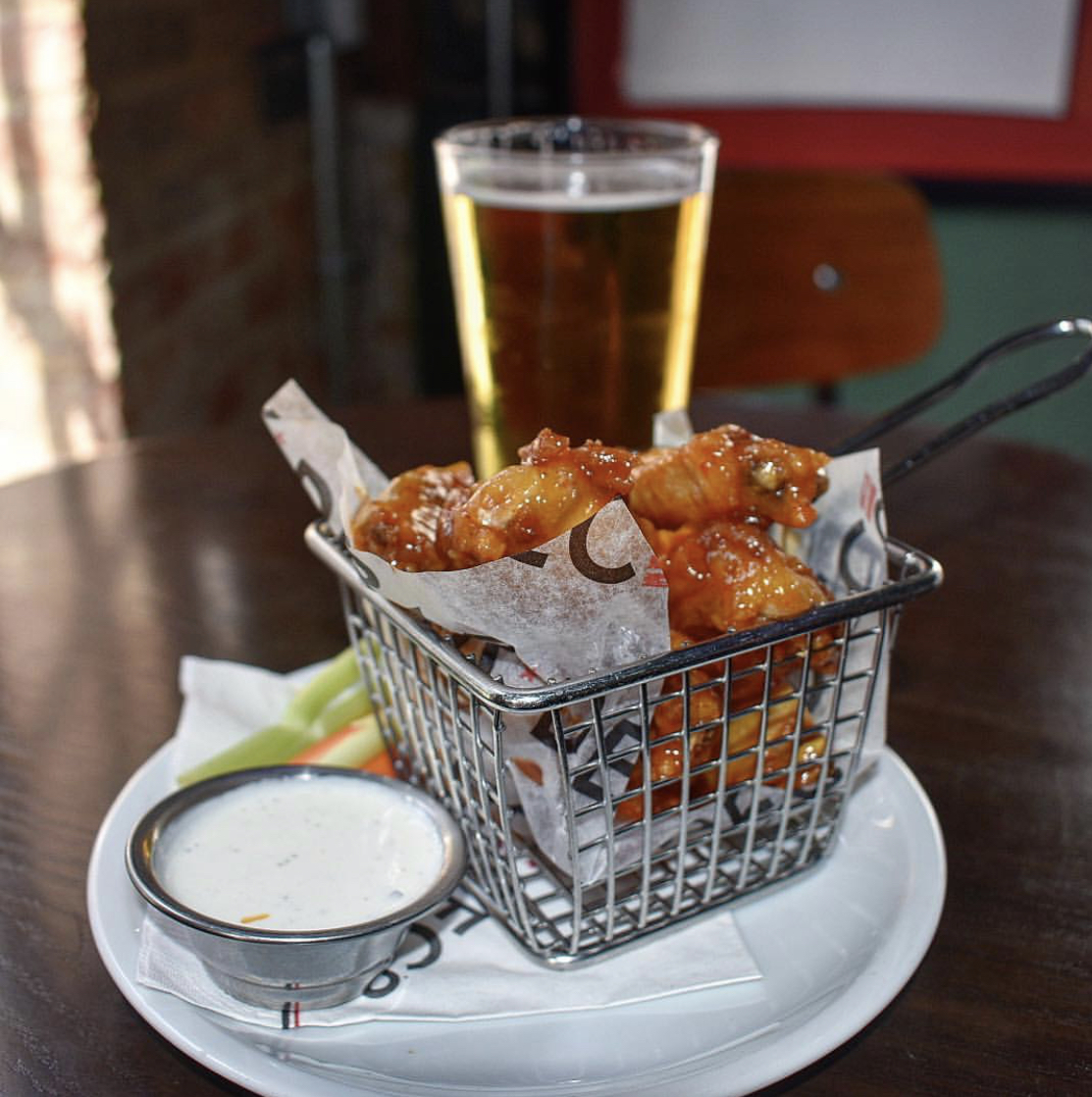 Bar Deco has wings for takeout for the big game. Photograph courtesy of Bar Deco. 