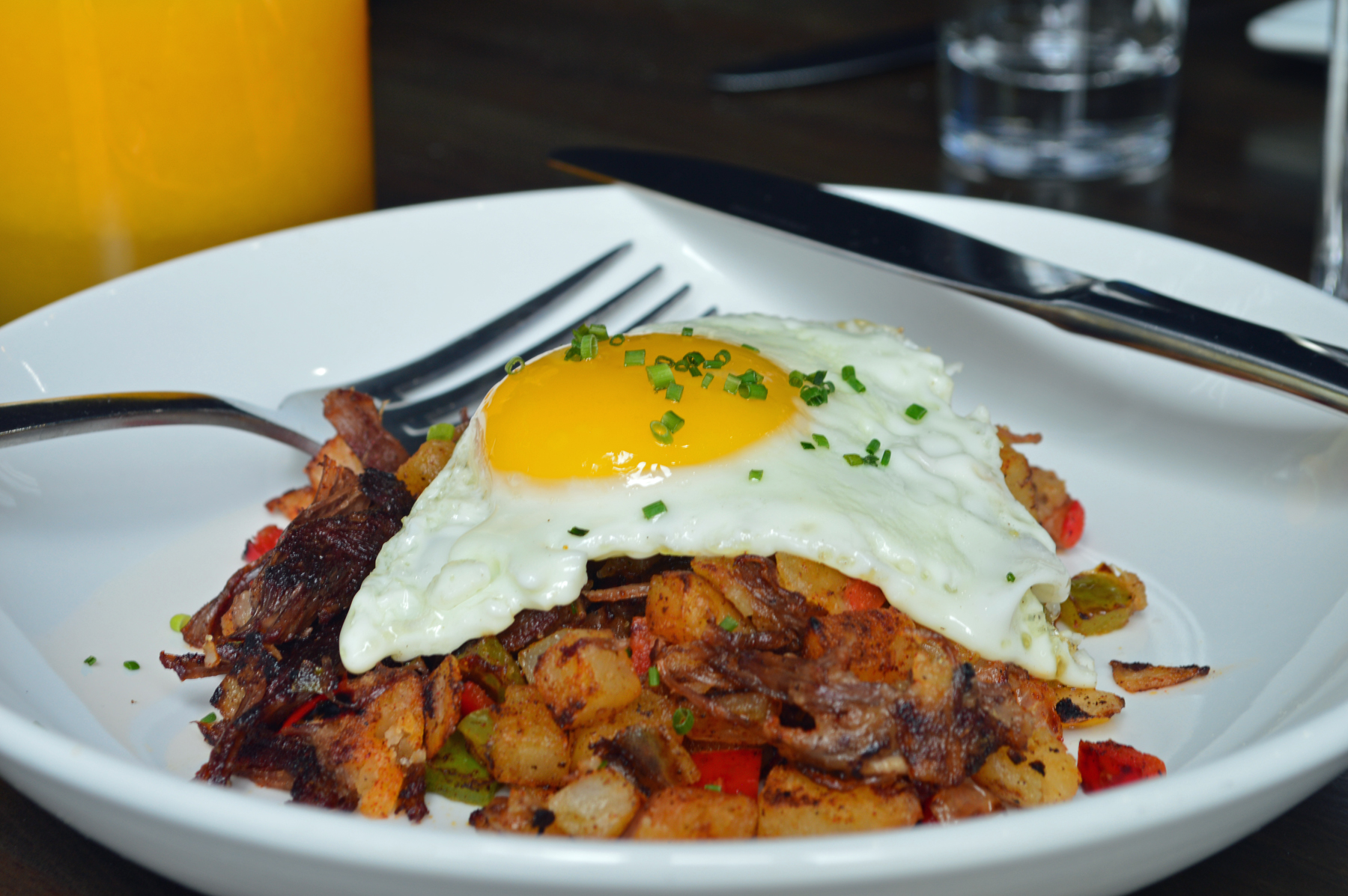 LH_Ropa Vieja Hash1 (1) - Washingtonian Ropa Vieja hash at Little Havana. Photograph courtesy of Little Havana.