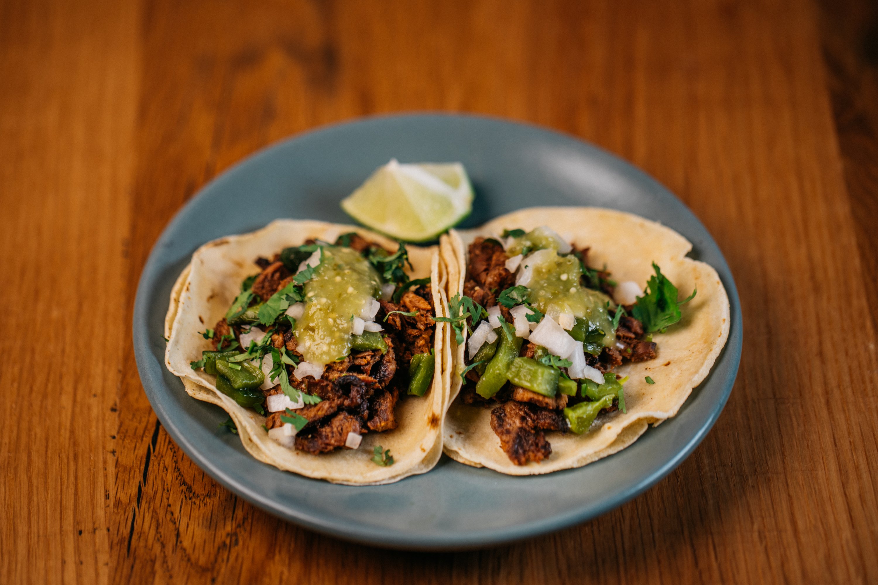 Carne Asada Tacos at Buena Vida. Photograph by Ardent Vibe. 