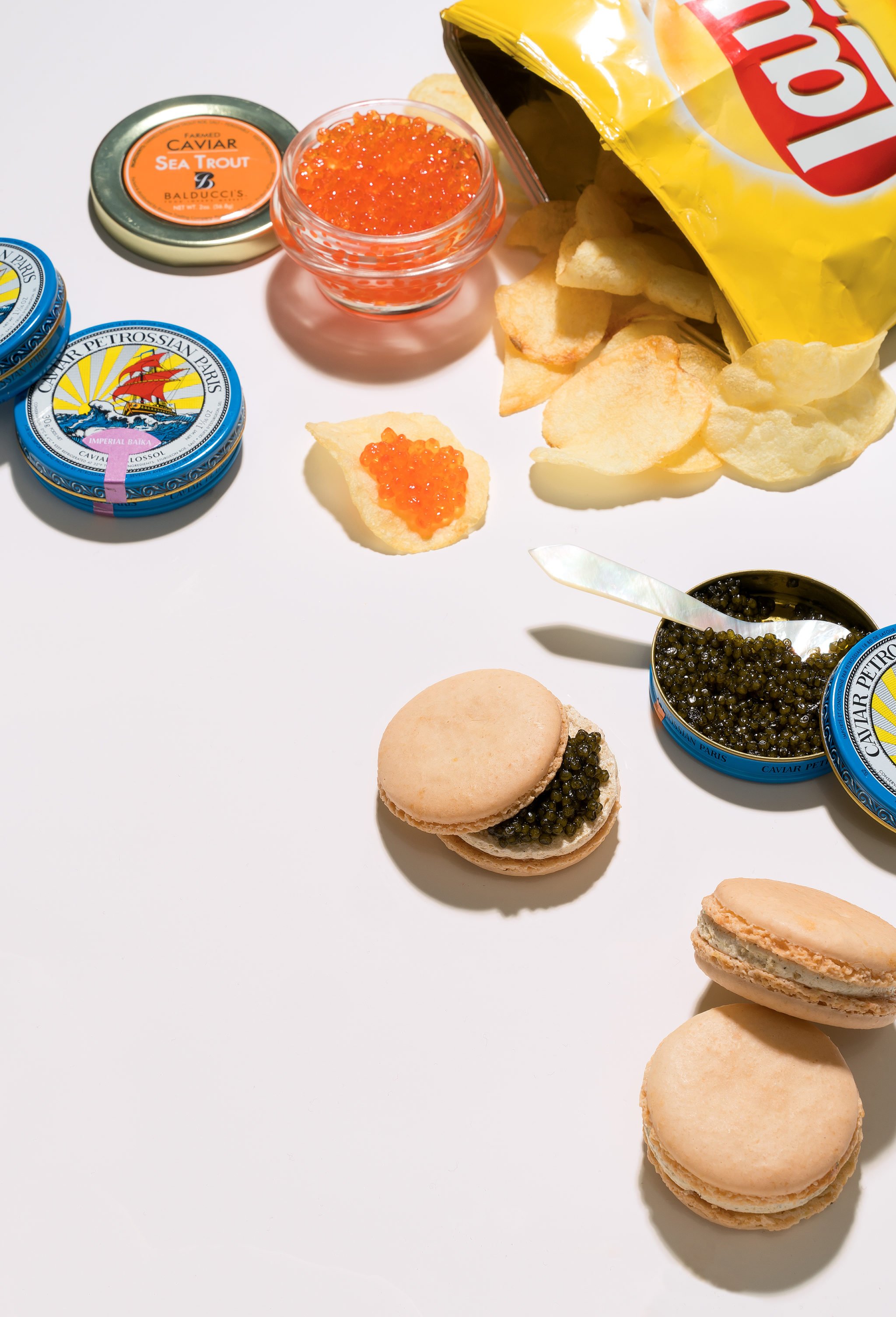 Caviar is having a moment–but with a fun twist. Photograph by Scott Suchman.