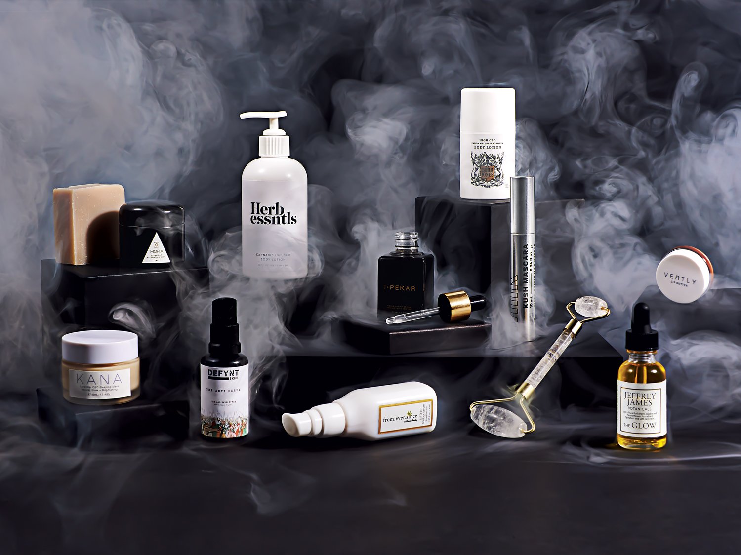 Photograph by Lauren Bulbin. most beautiful high end luxury cannabis beauty skincare products cbd hemp oil cannabis oil